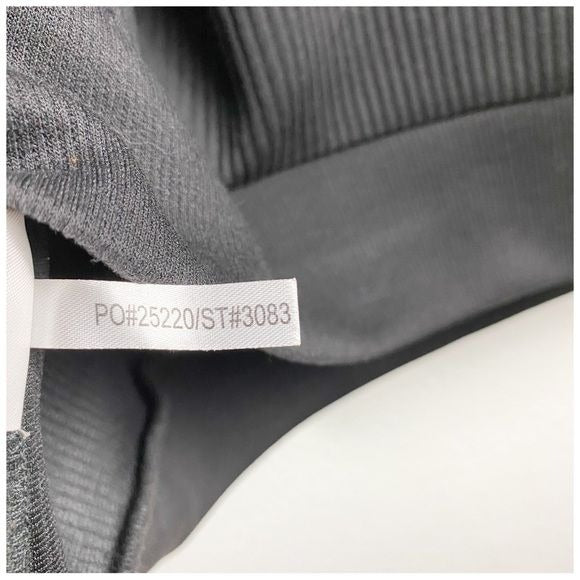 Lysse Quilted Convertible Sweatshirt In Black Size Small