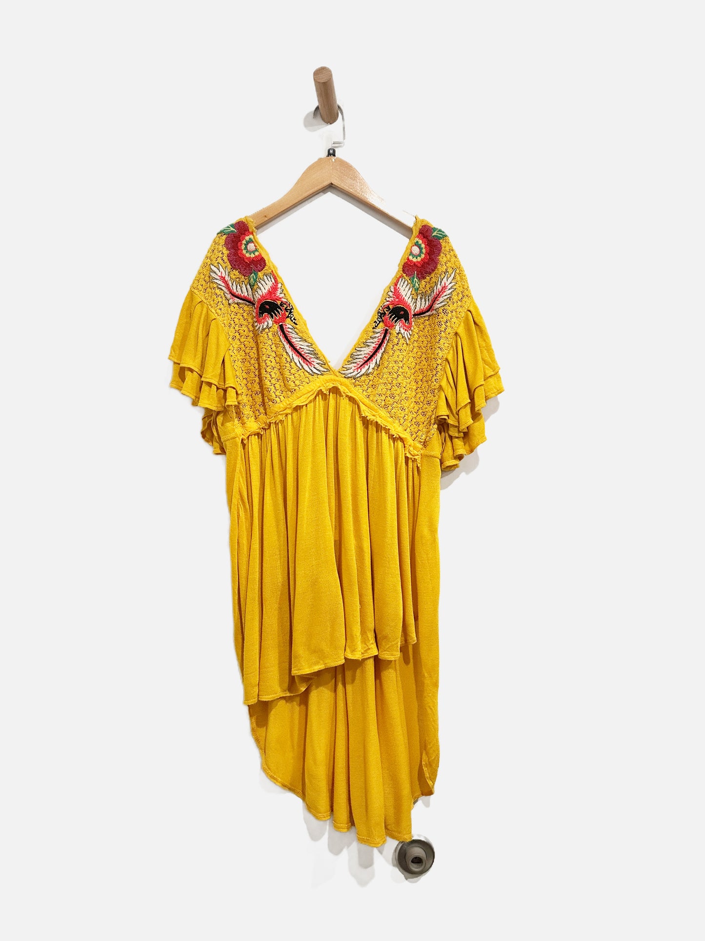 Free People Fiesta Embroidered Tunic - Medium