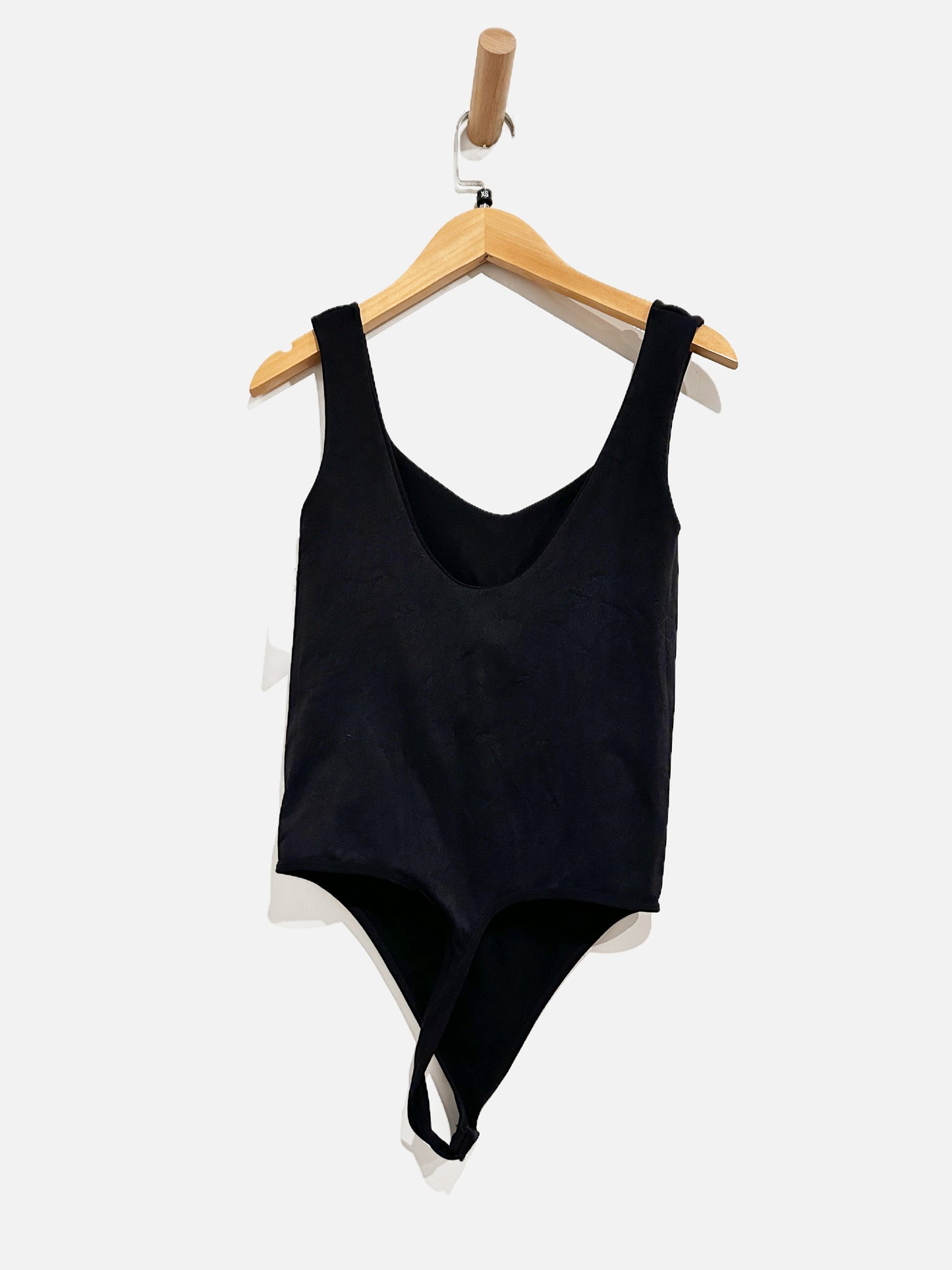 Free People Clean Lines Black Bodysuit - XS/S