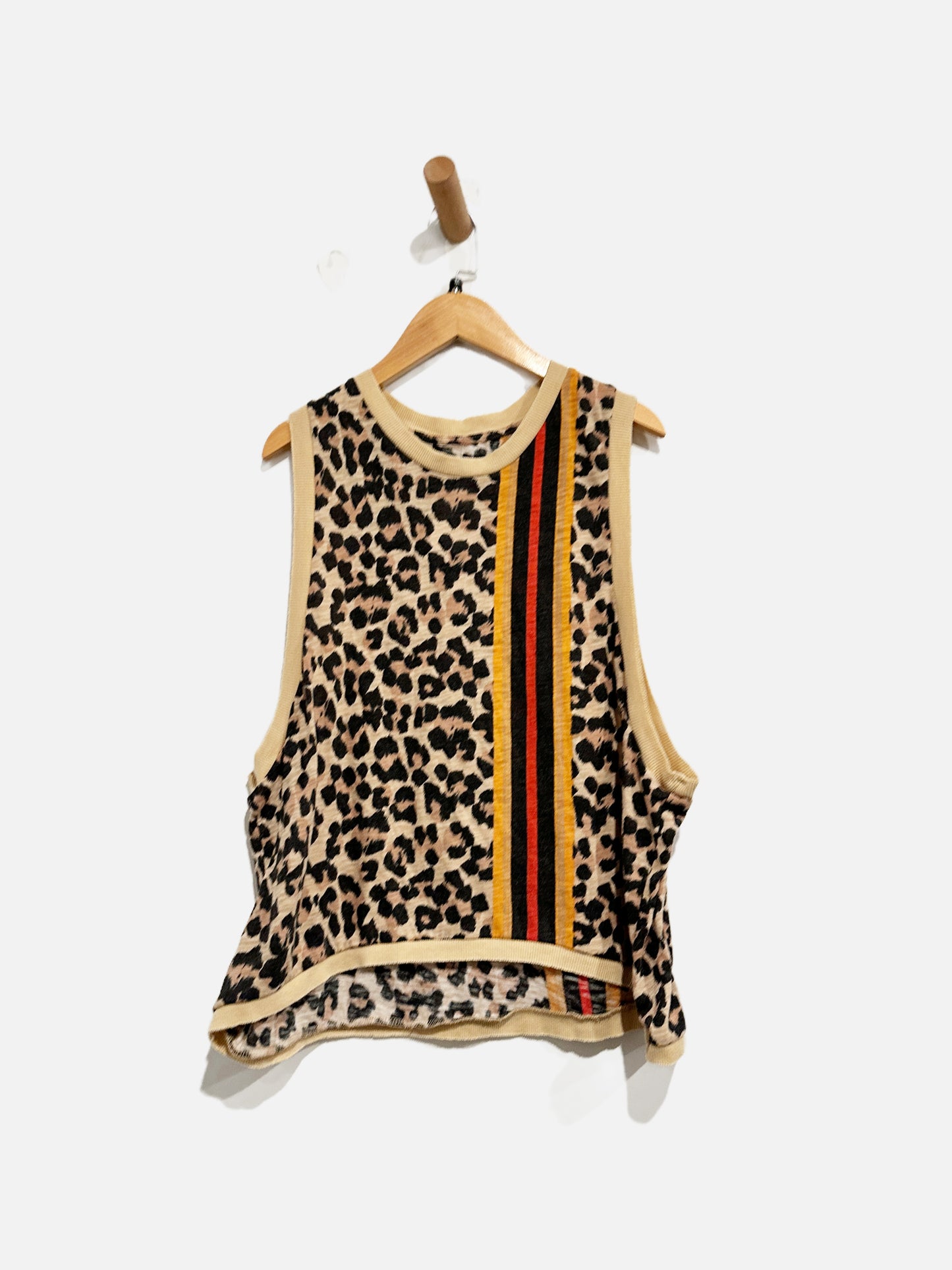 Free People Leopard Print Tank - Medium