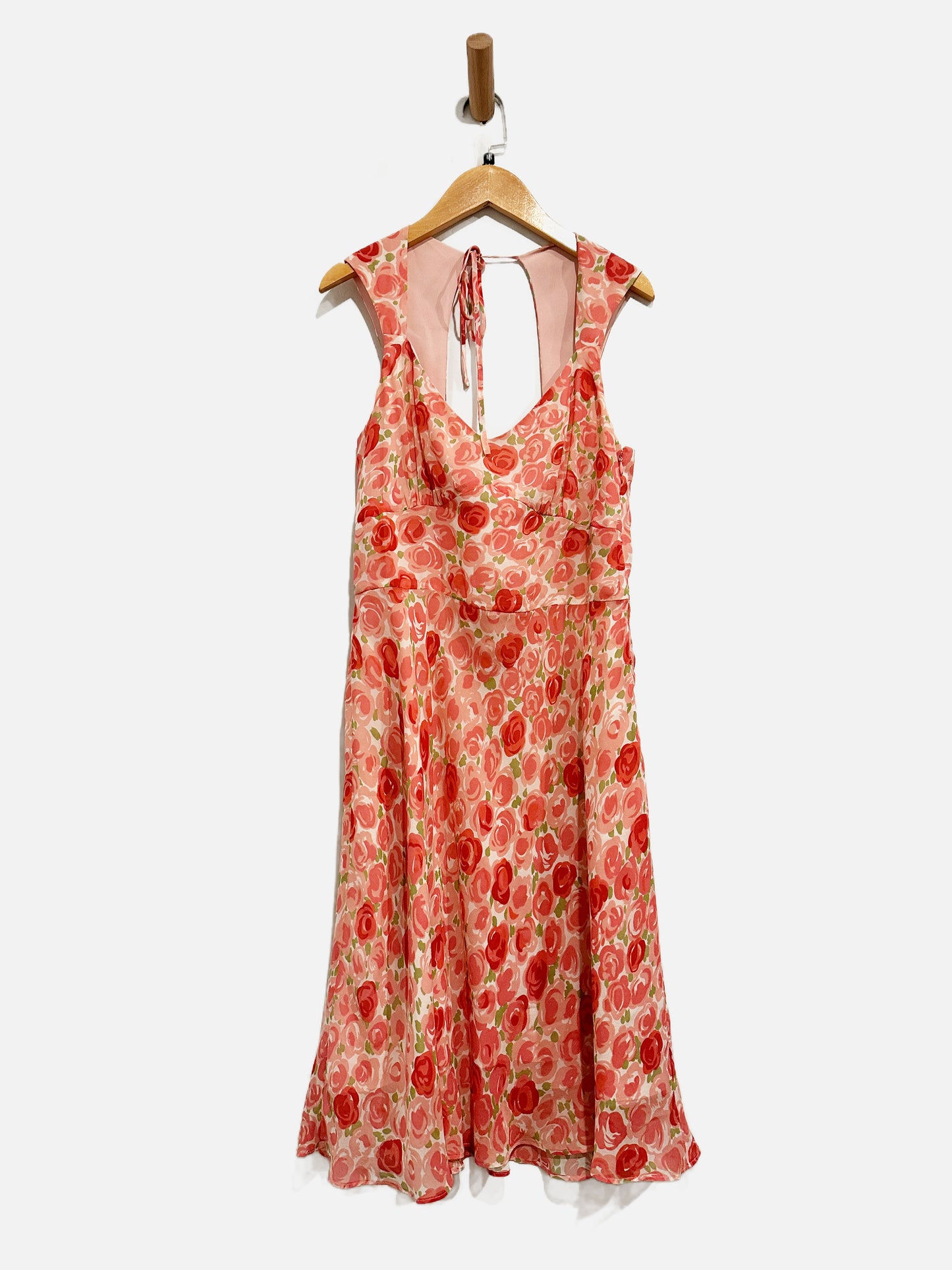 Ann Taylor Loft Pink Floral Mini Dress - 10P