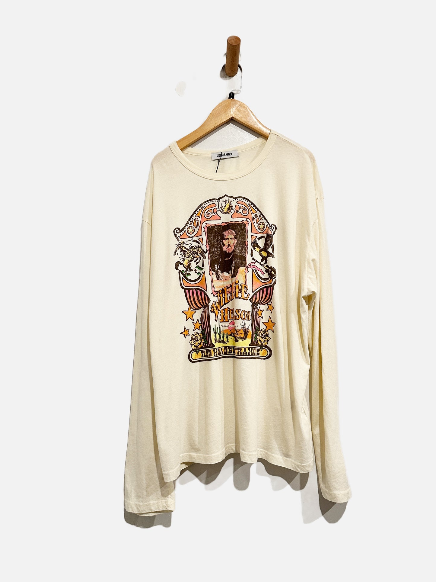 Daydreamer Cream Willie Nelson LS - Large