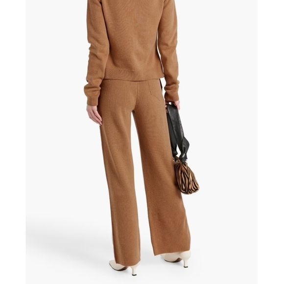 Nanushka Oni Ribbed-knit Straight-leg Pants Size Medium