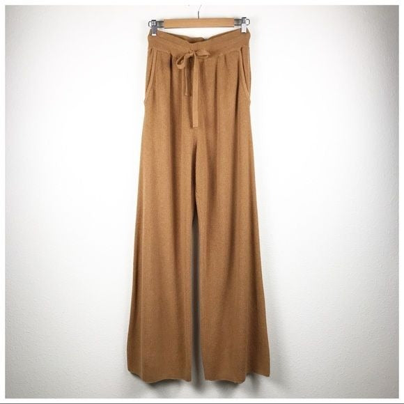 Nanushka Oni Ribbed-knit Straight-leg Pants Size Medium