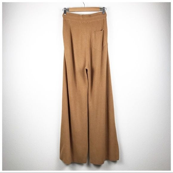 Nanushka Oni Ribbed-knit Straight-leg Pants Size Medium