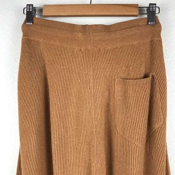 Nanushka Oni Ribbed-knit Straight-leg Pants Size Medium