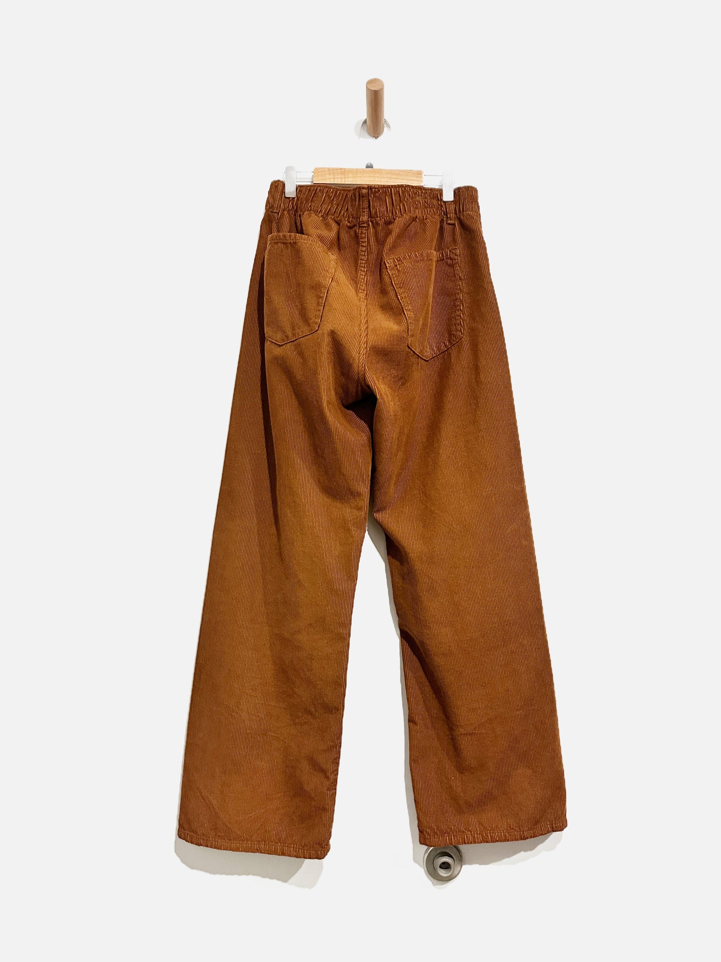 Zara Brown Corduroy Tie Pants - 4