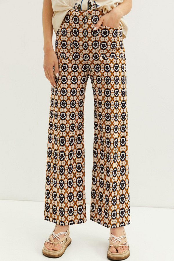 Anthropologie Maeve Floral Colette Pants - 32