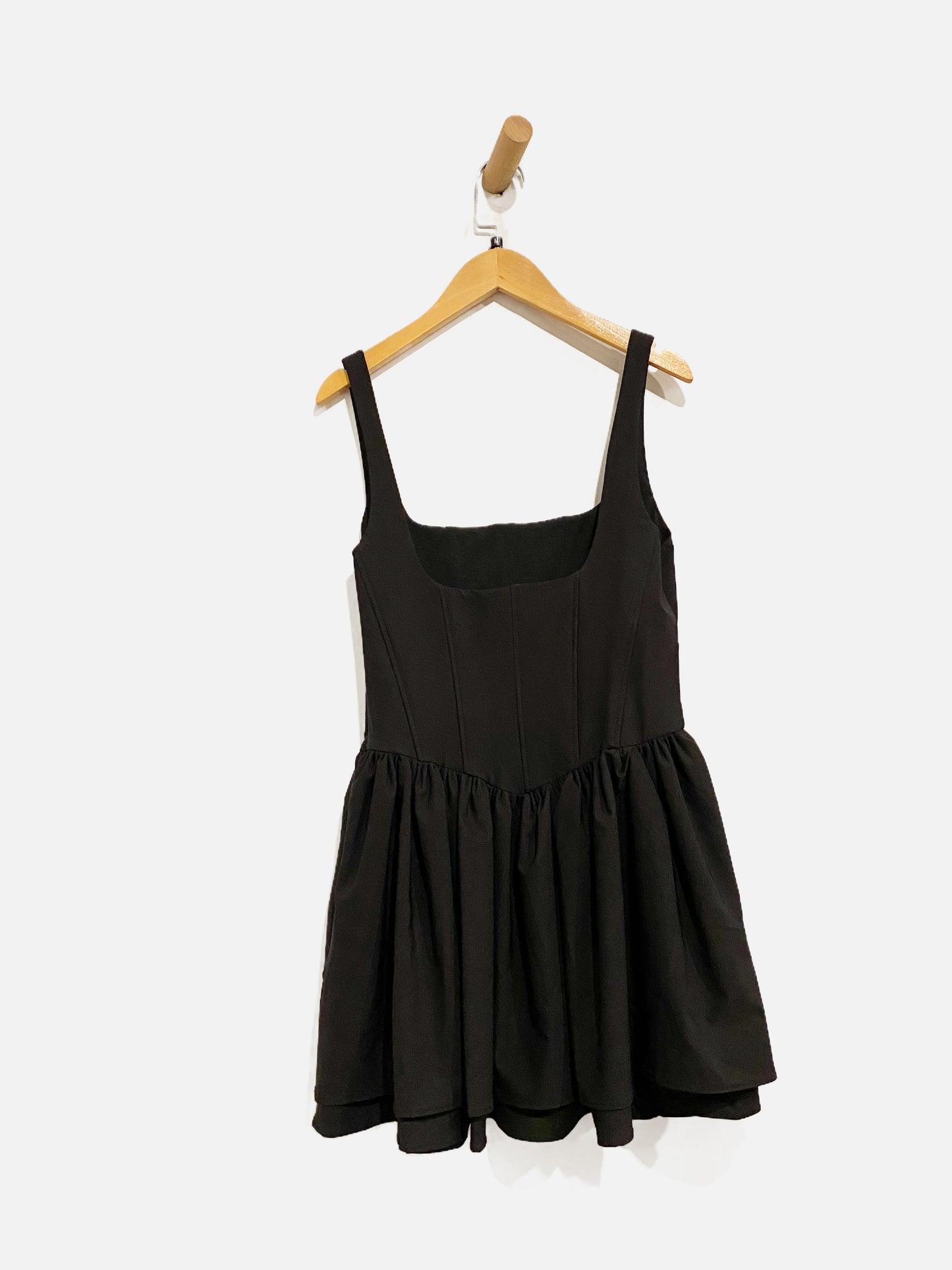 Zara Black Corset Mini Dress - Medium