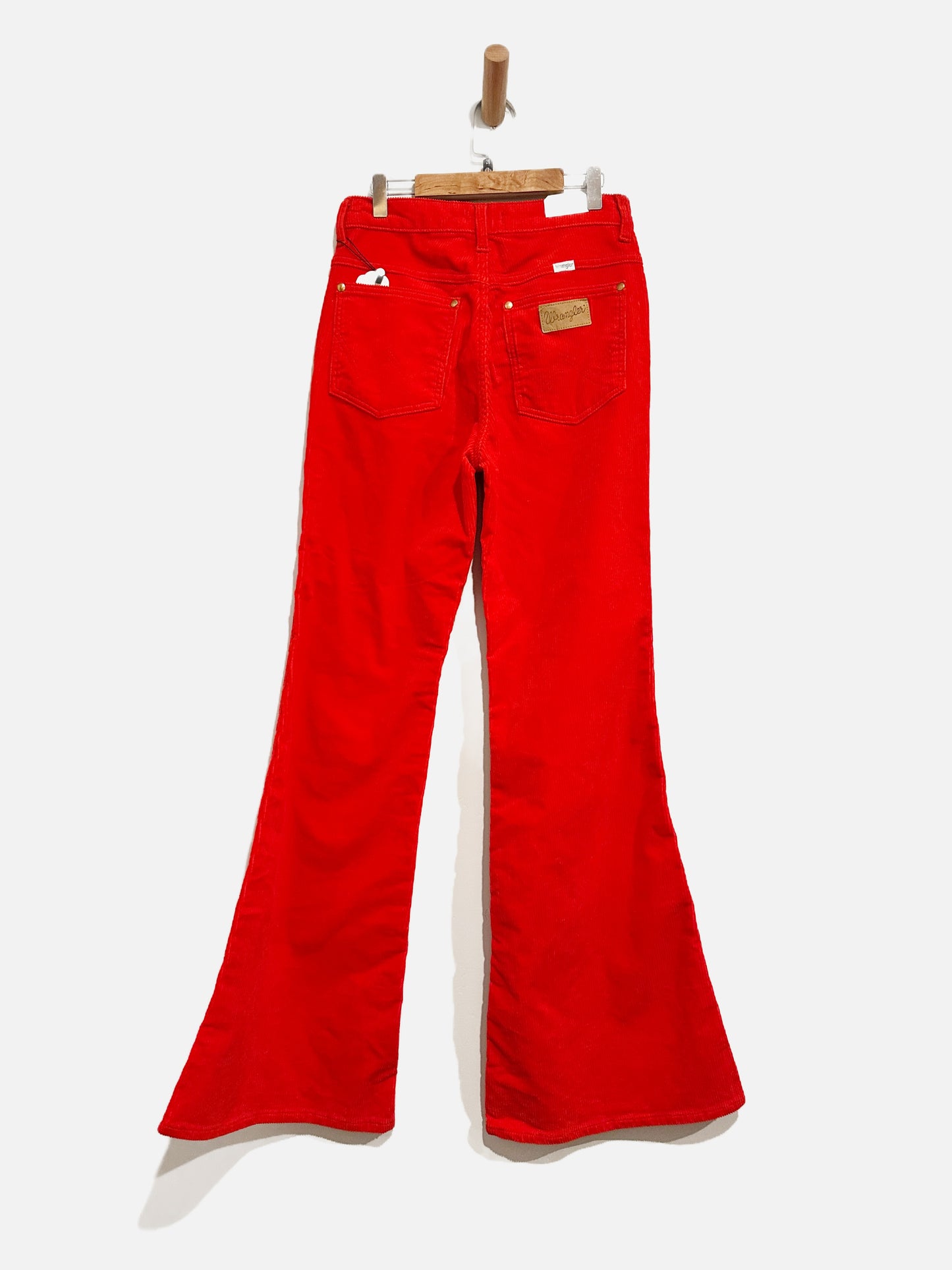 Wrangler NWT Red Corduroy Flares - 26