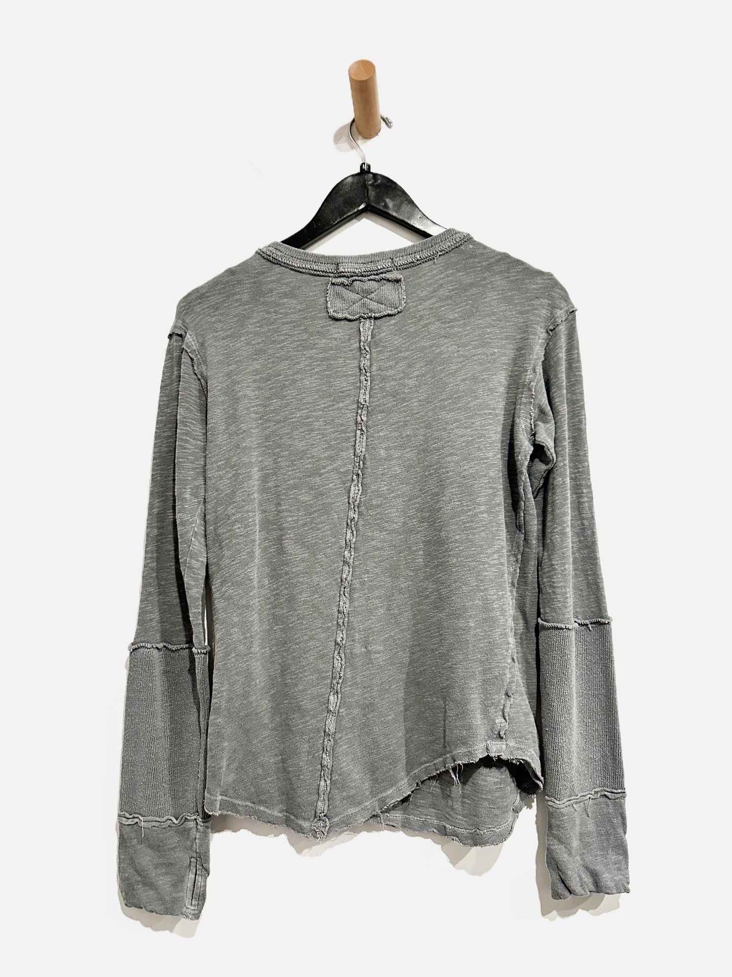 Free People Gray Henley - Medium