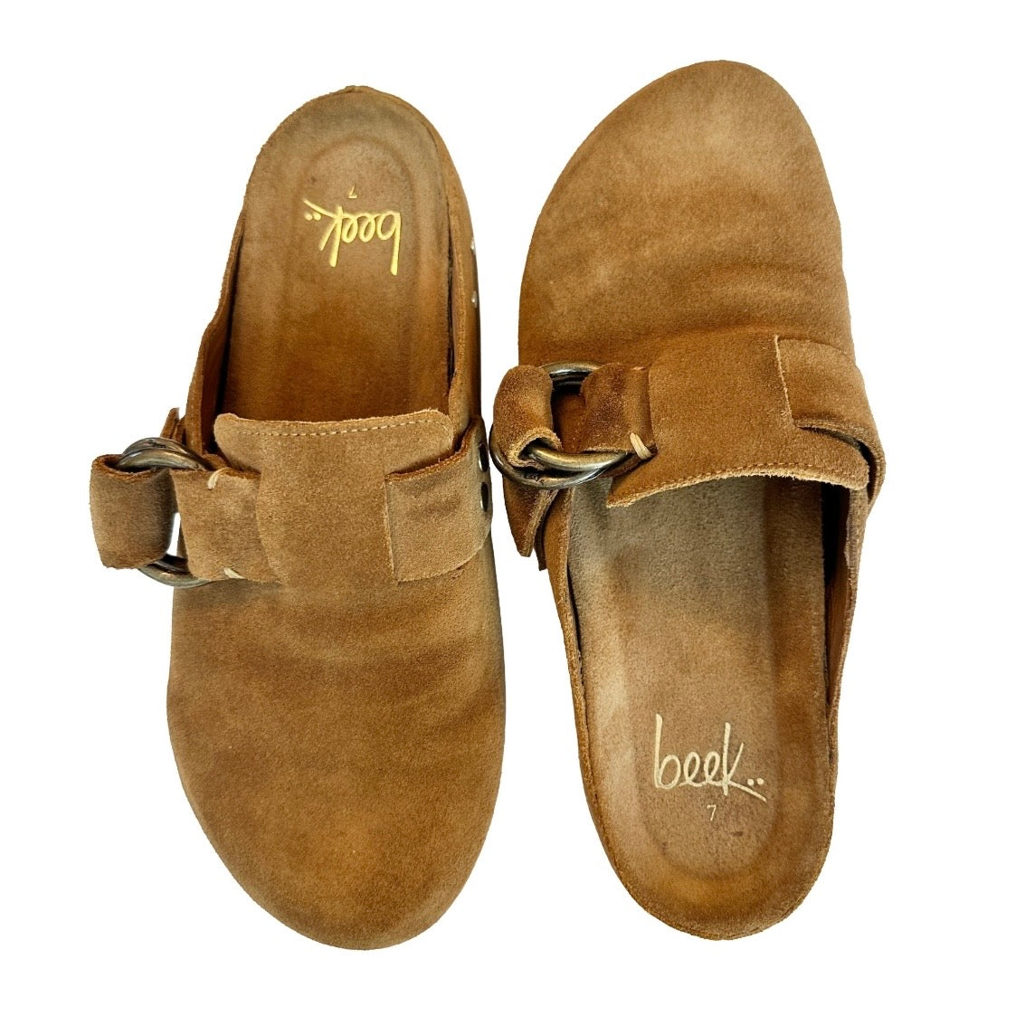Beek Brown Suede Loafers - 7