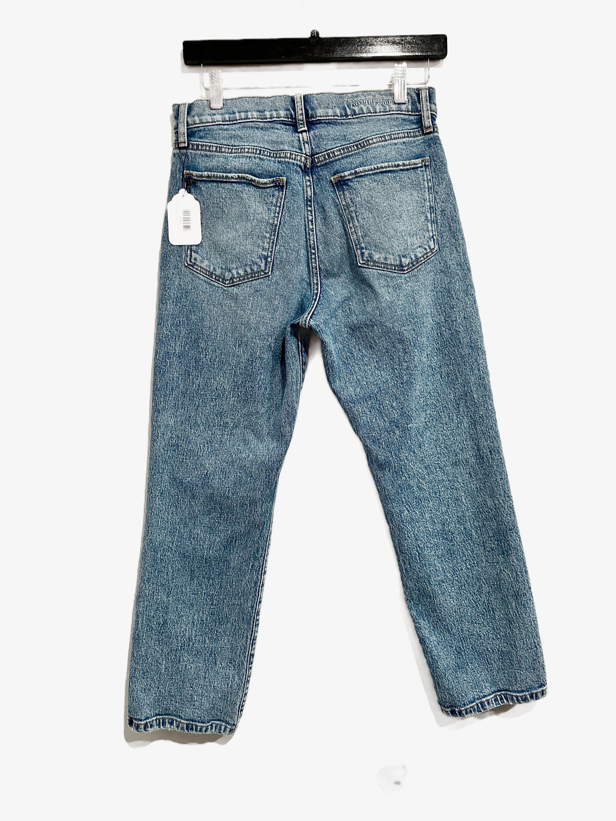 Favorite Daughter The Dot Mid Rise Straight Ankle Jeans in Westminster - 27