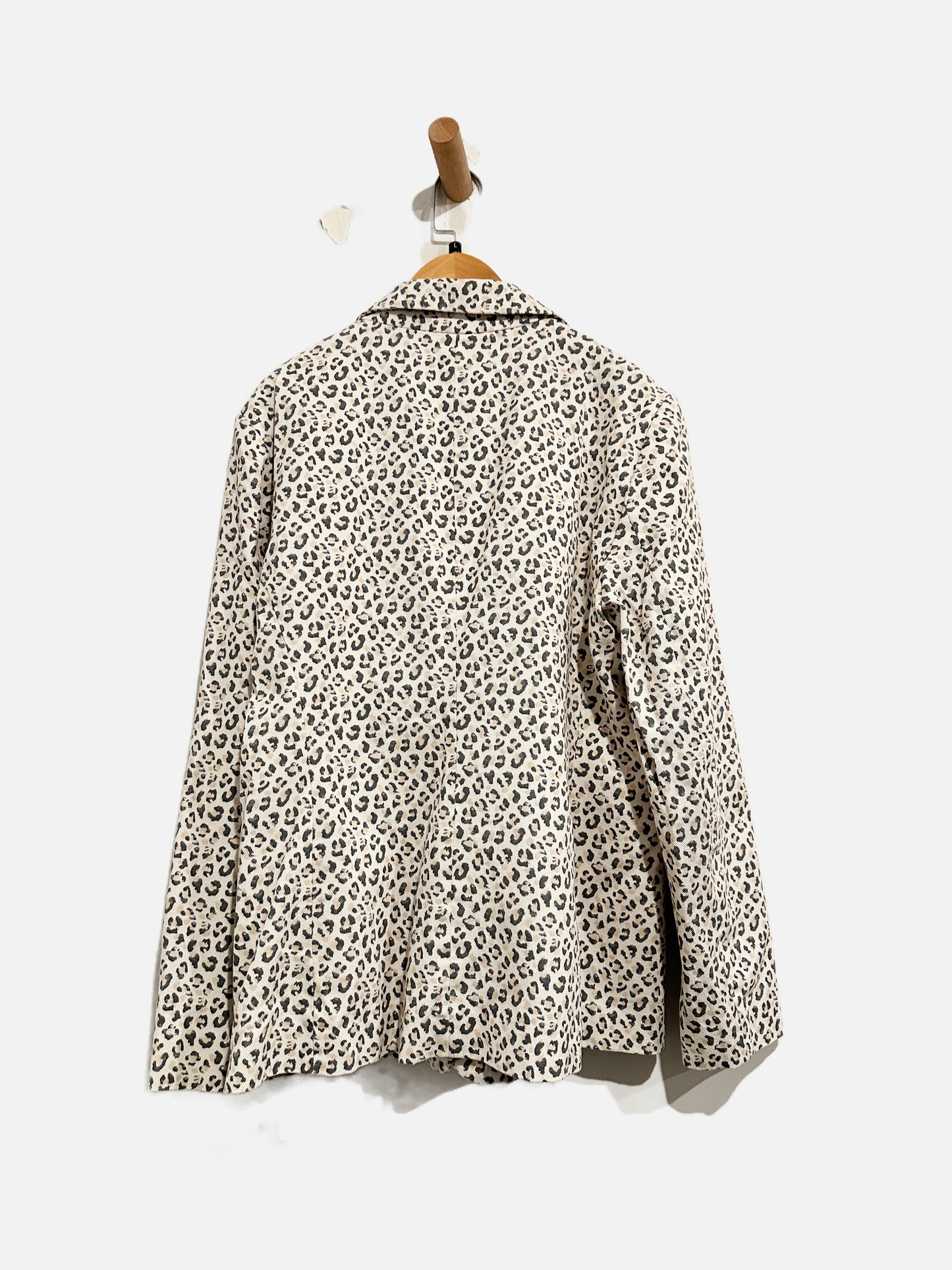 Nine West Leopard Print Blazer - 12