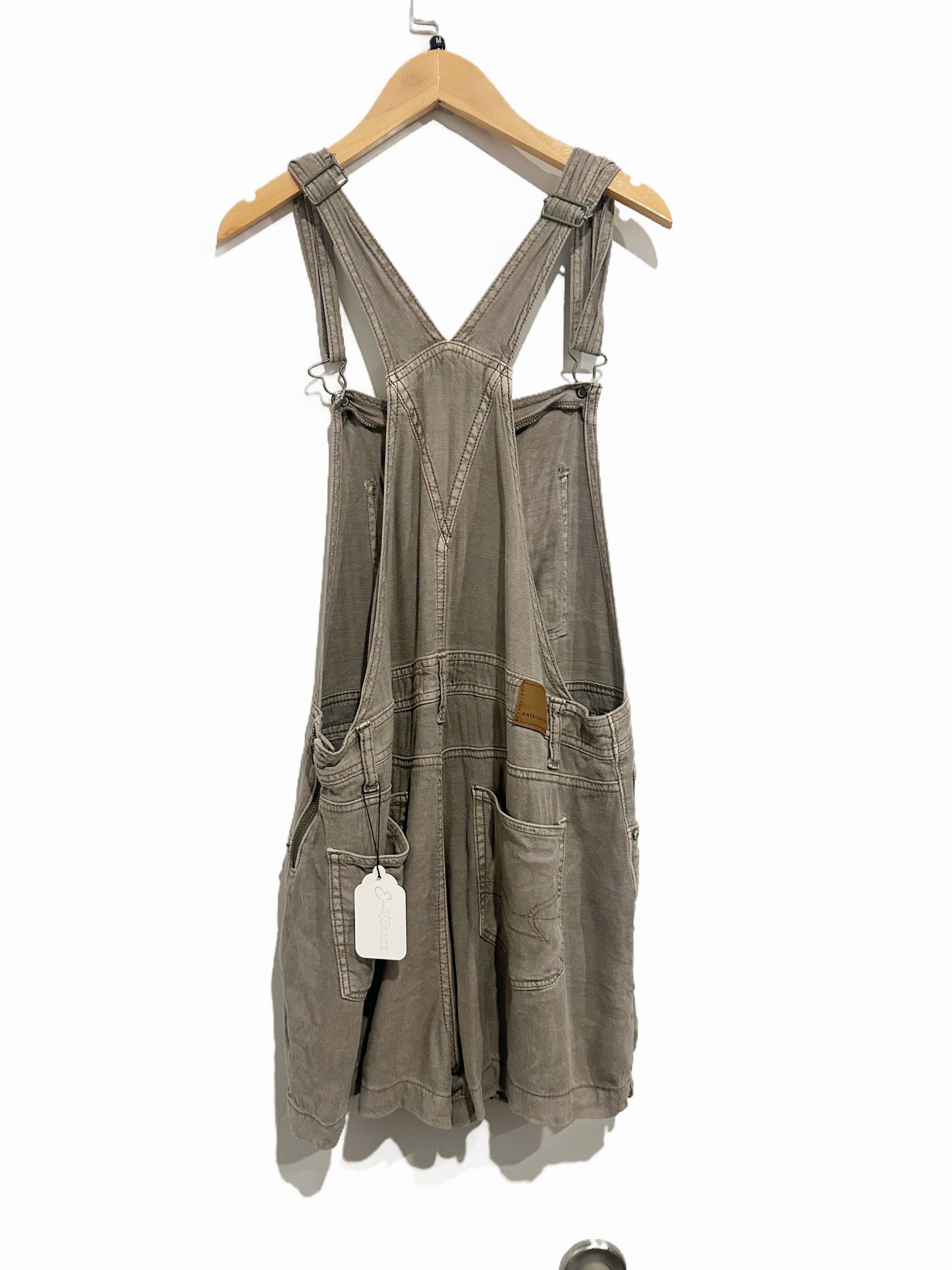 American Eagle Green Soft Shortalls - Medium