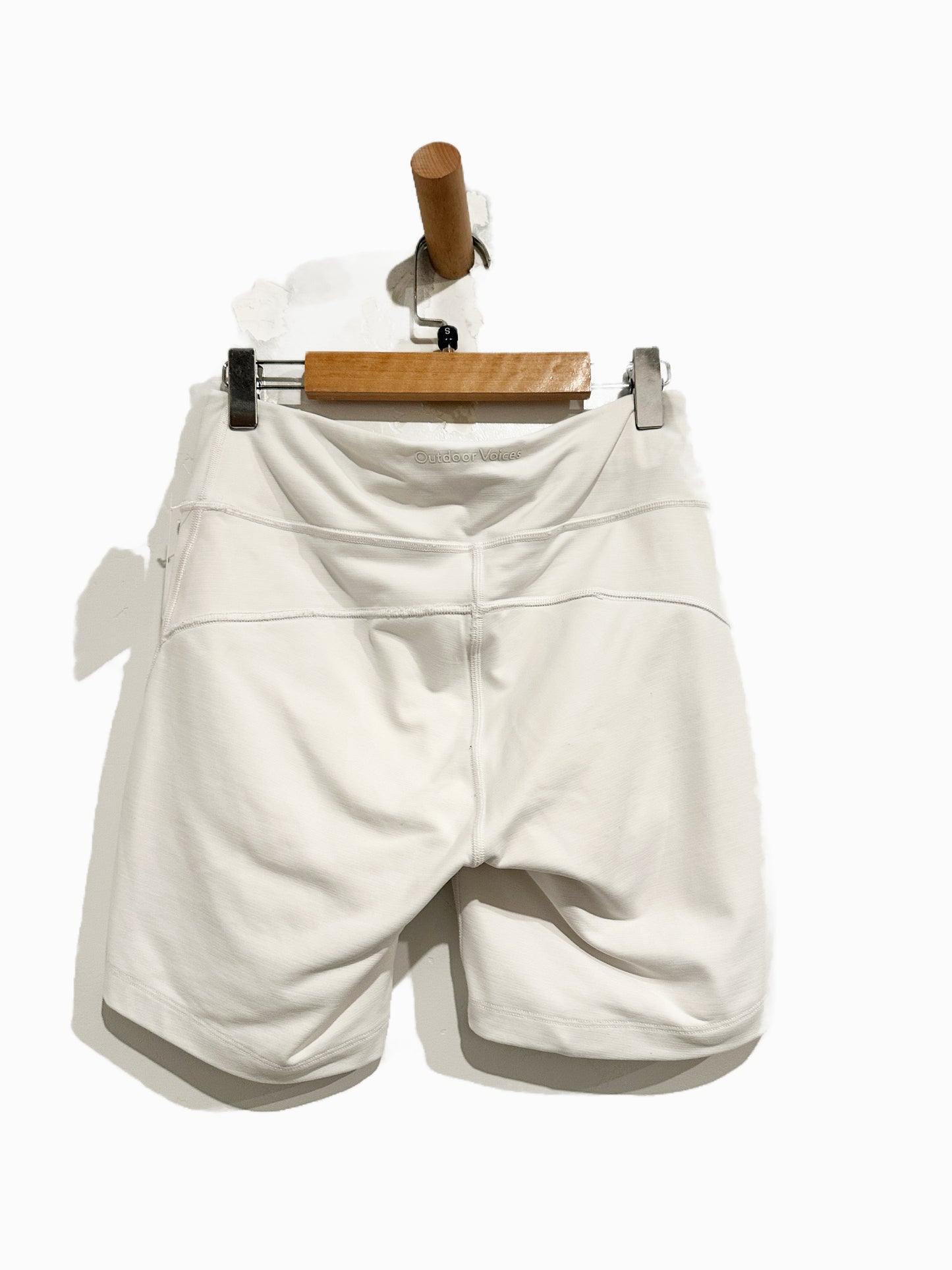 Outdoor Voices White Bike Shorts - Small