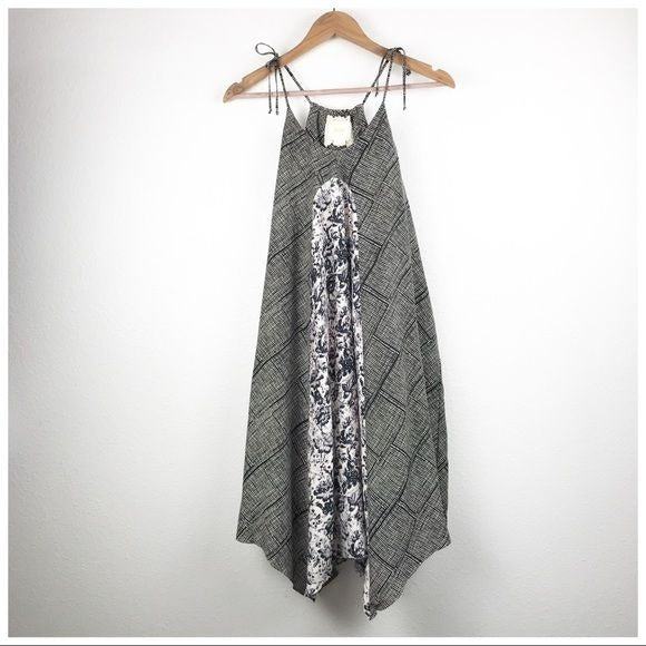 Maeve Black/White Floral Dress Size XS