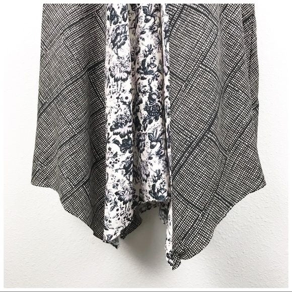 Maeve Black/White Floral Dress Size XS