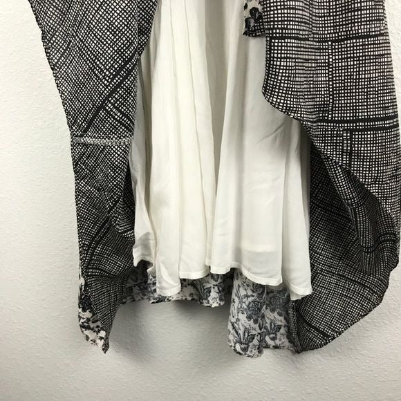 Maeve Black/White Floral Dress Size XS