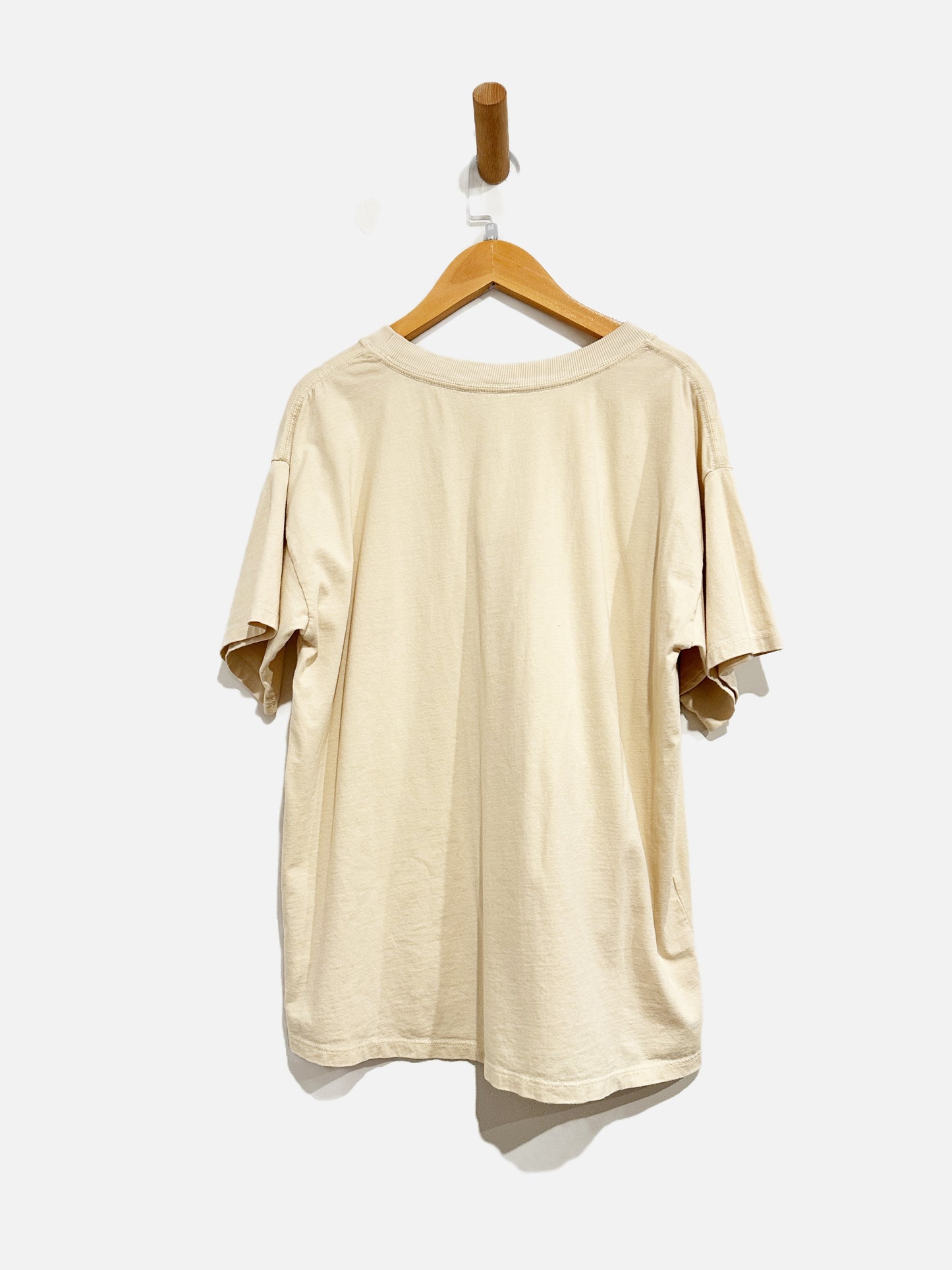 Wild Wawa Cream Floral Patchwork Tee - Medium