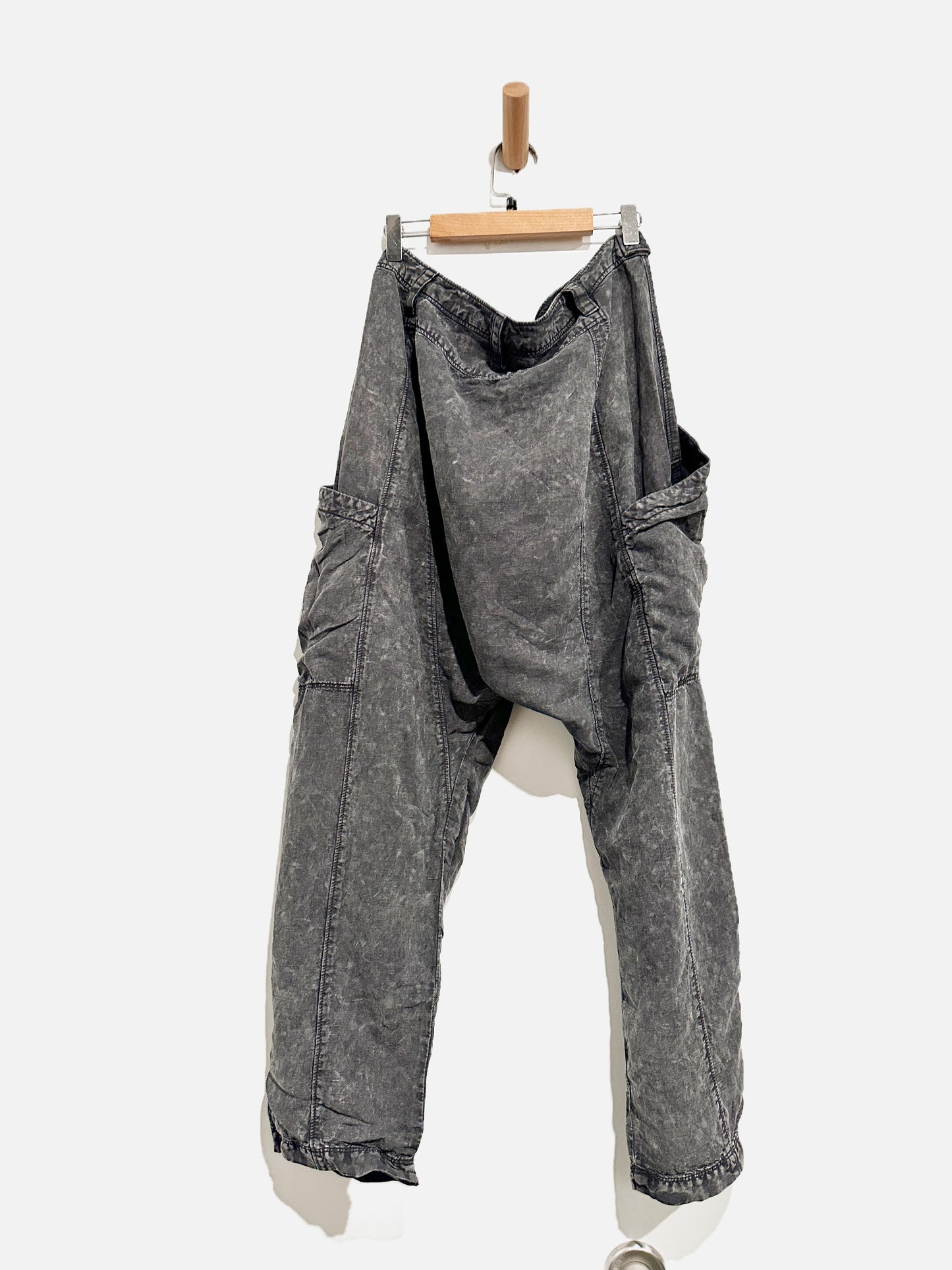 Free People Desert Daze Gray Harem Pants - 6