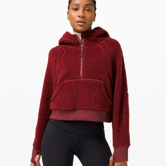 Lululemon Scuba Sherpa Quarter Zip in Savannah