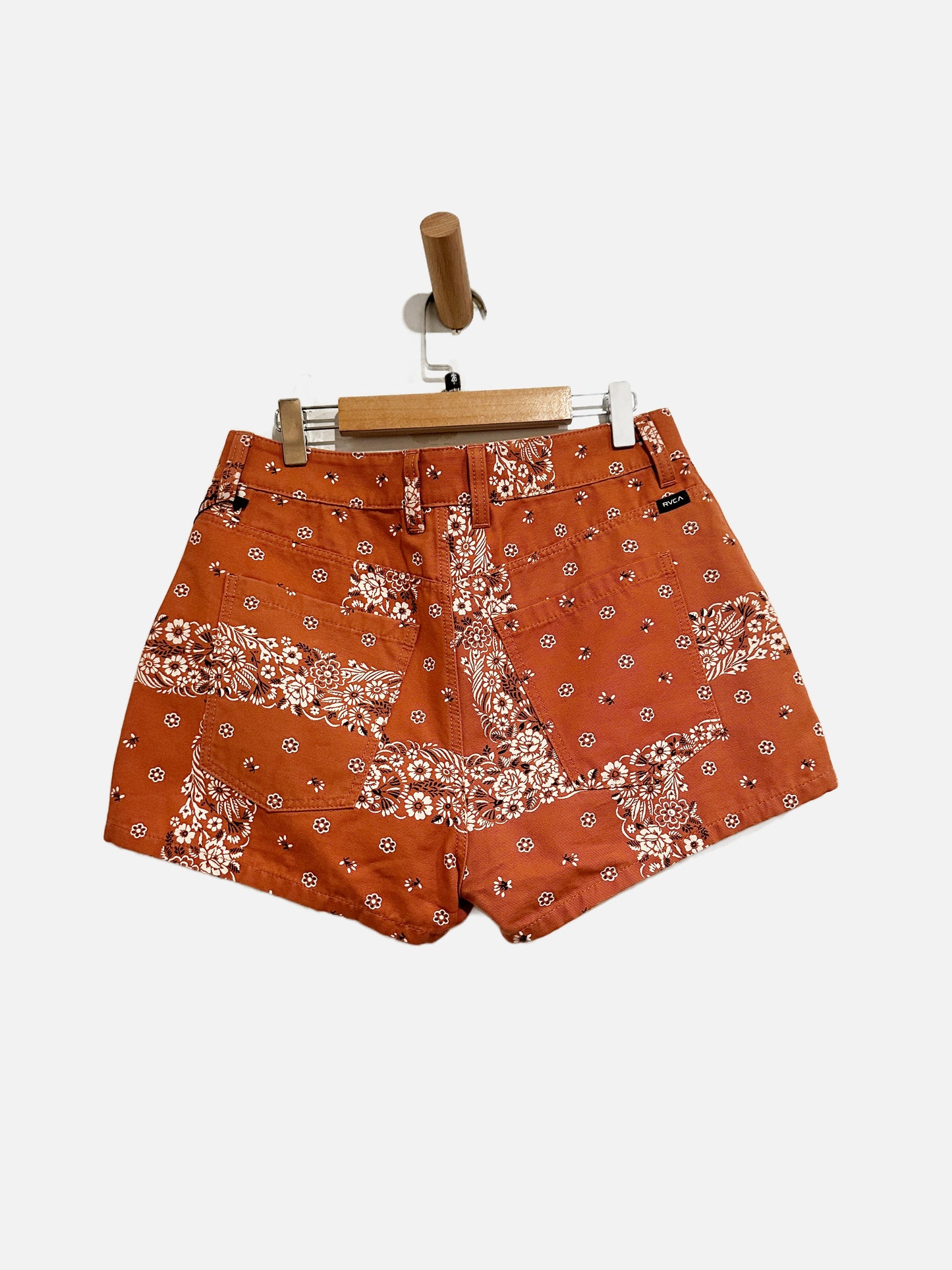 RVCA Brown Floral Shorts - 26