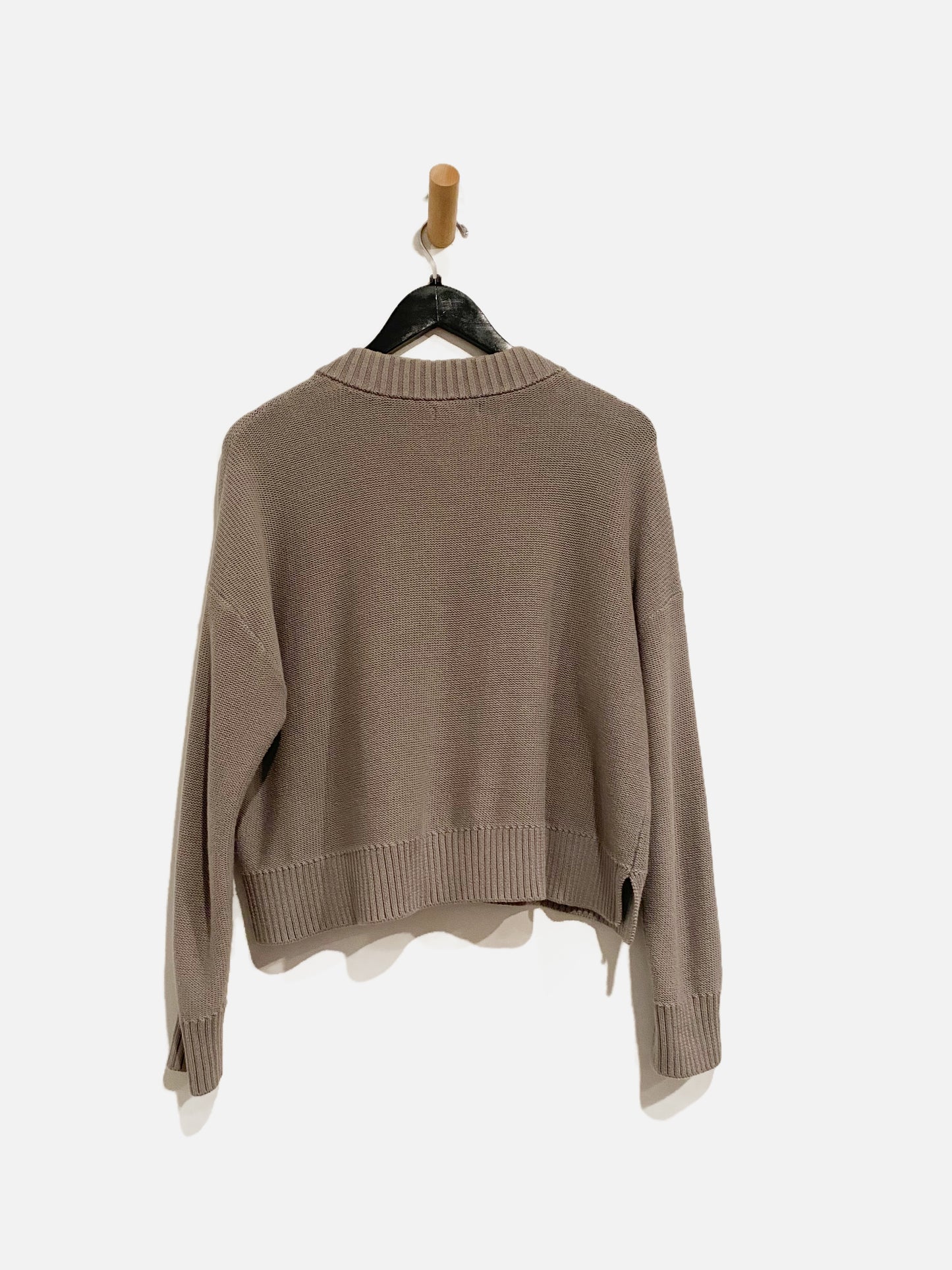 Quince Gray Button Down Cardigan - Medium