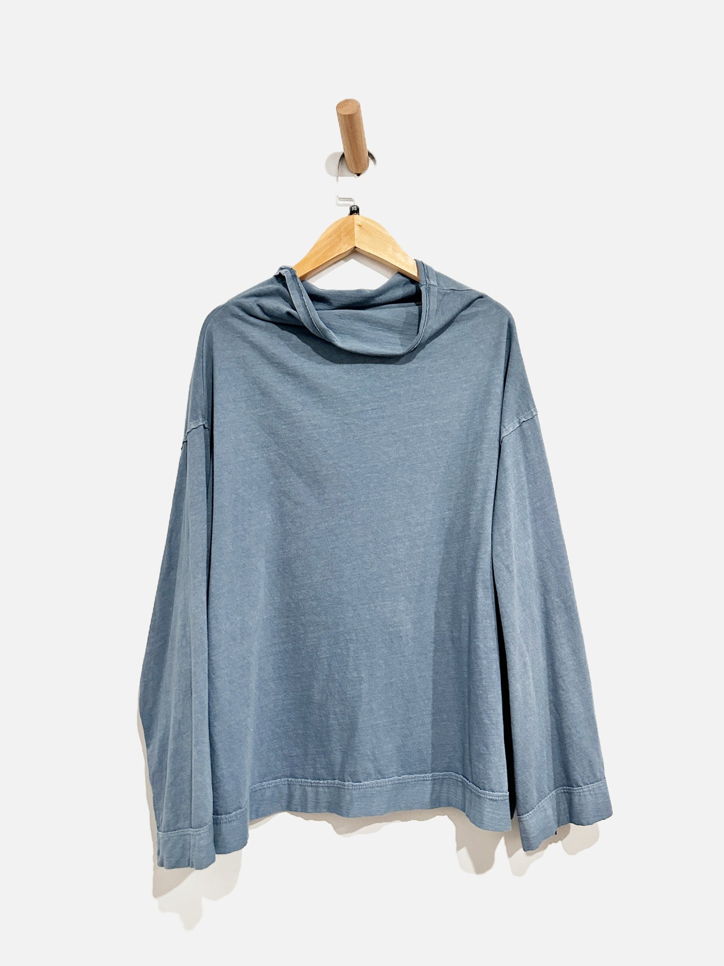 Free People We The Free Blue Mockneck - XS