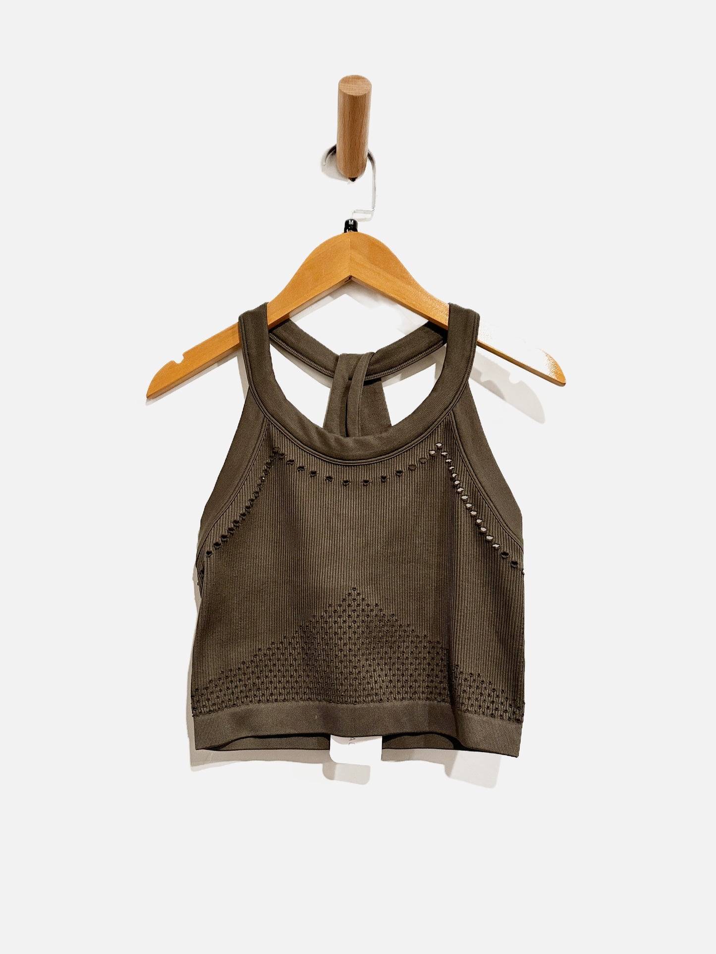 Free People Serendipity Green Cropped Tank - M/L