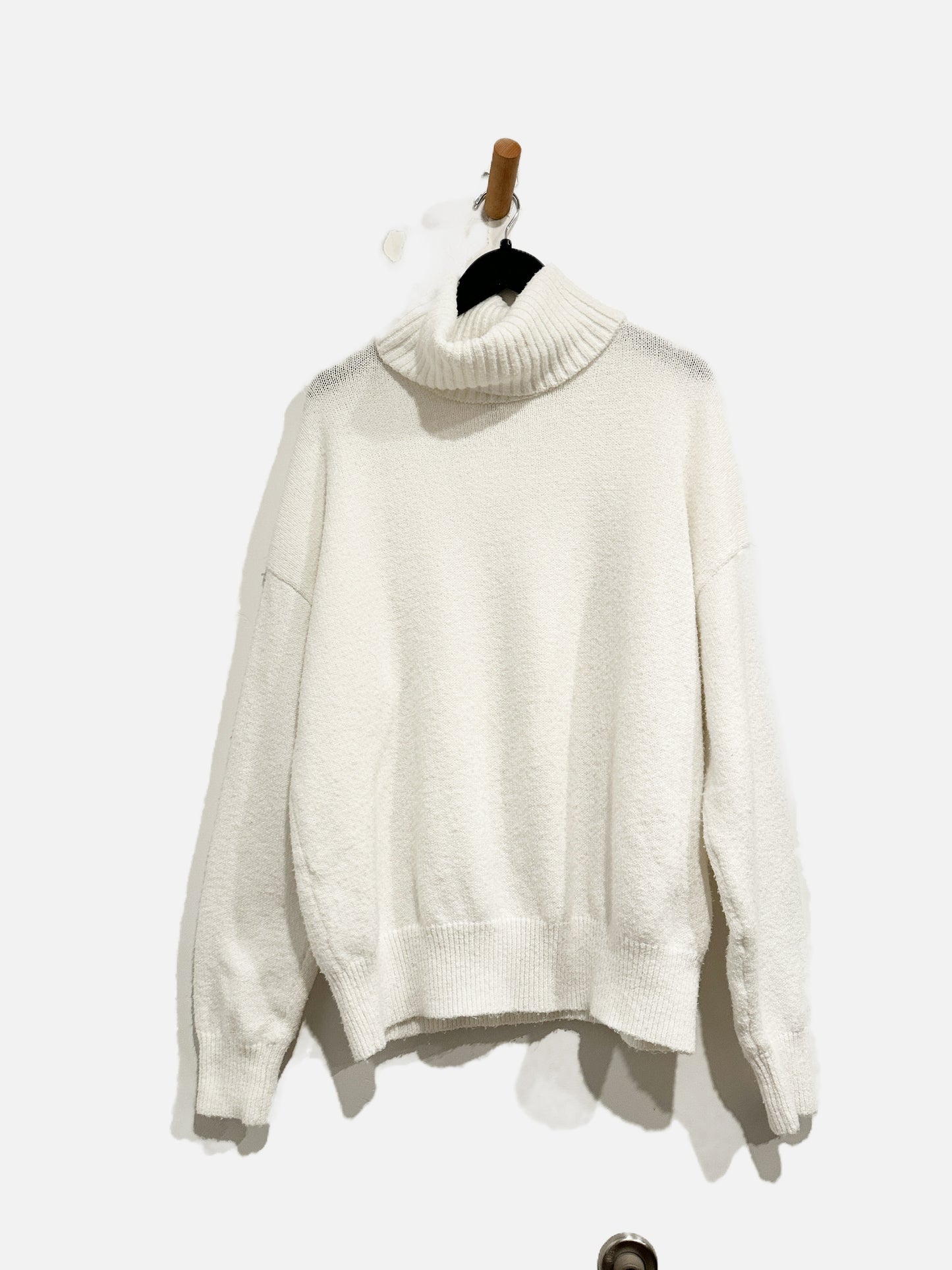 Princess Polly White Turtleneck Sweater - L/XL