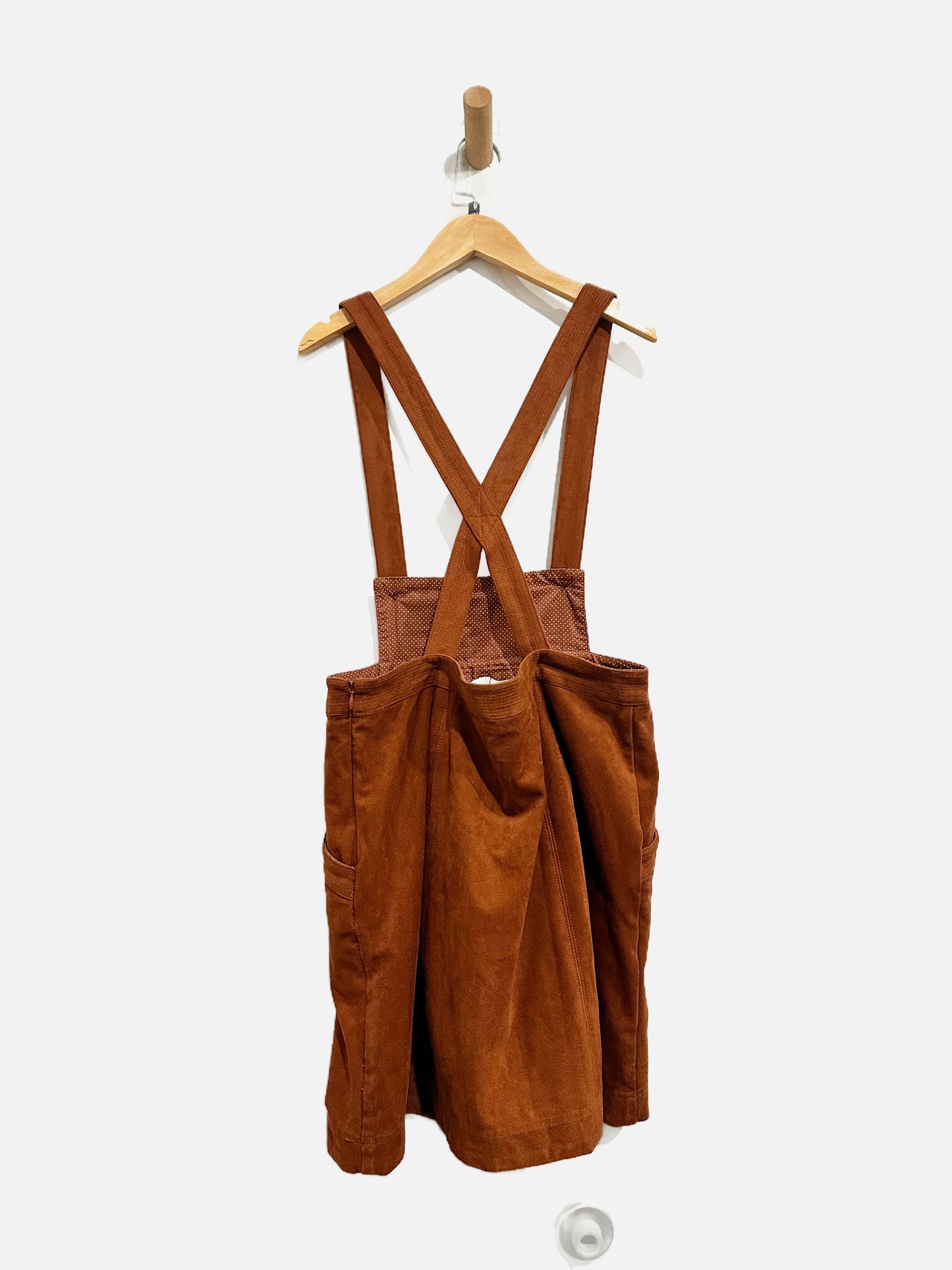 Anthropologie Brown Faux Suede Jumper - 10