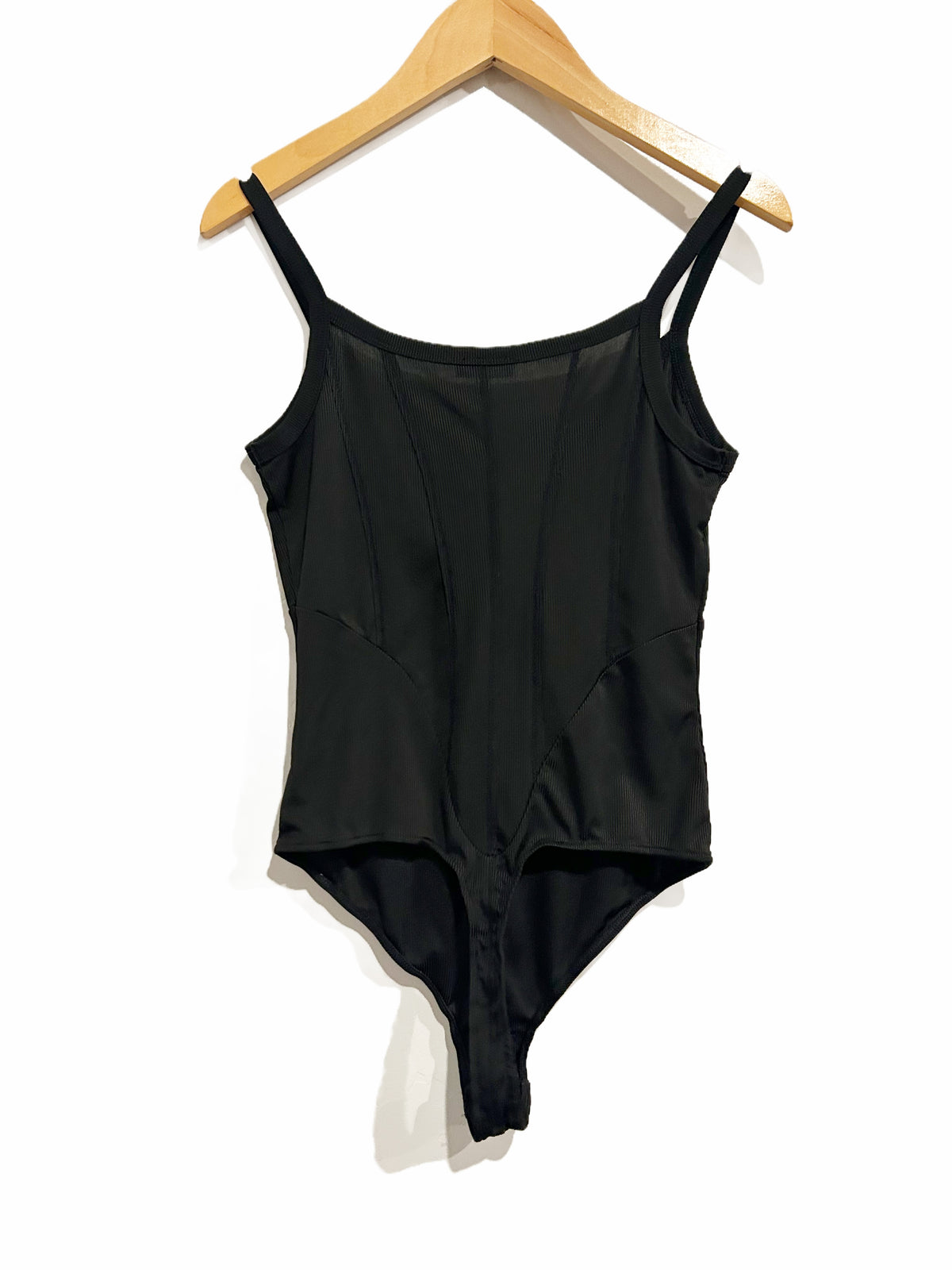 Free People Intimately That Girl Corset Bodysuit in Black - Small