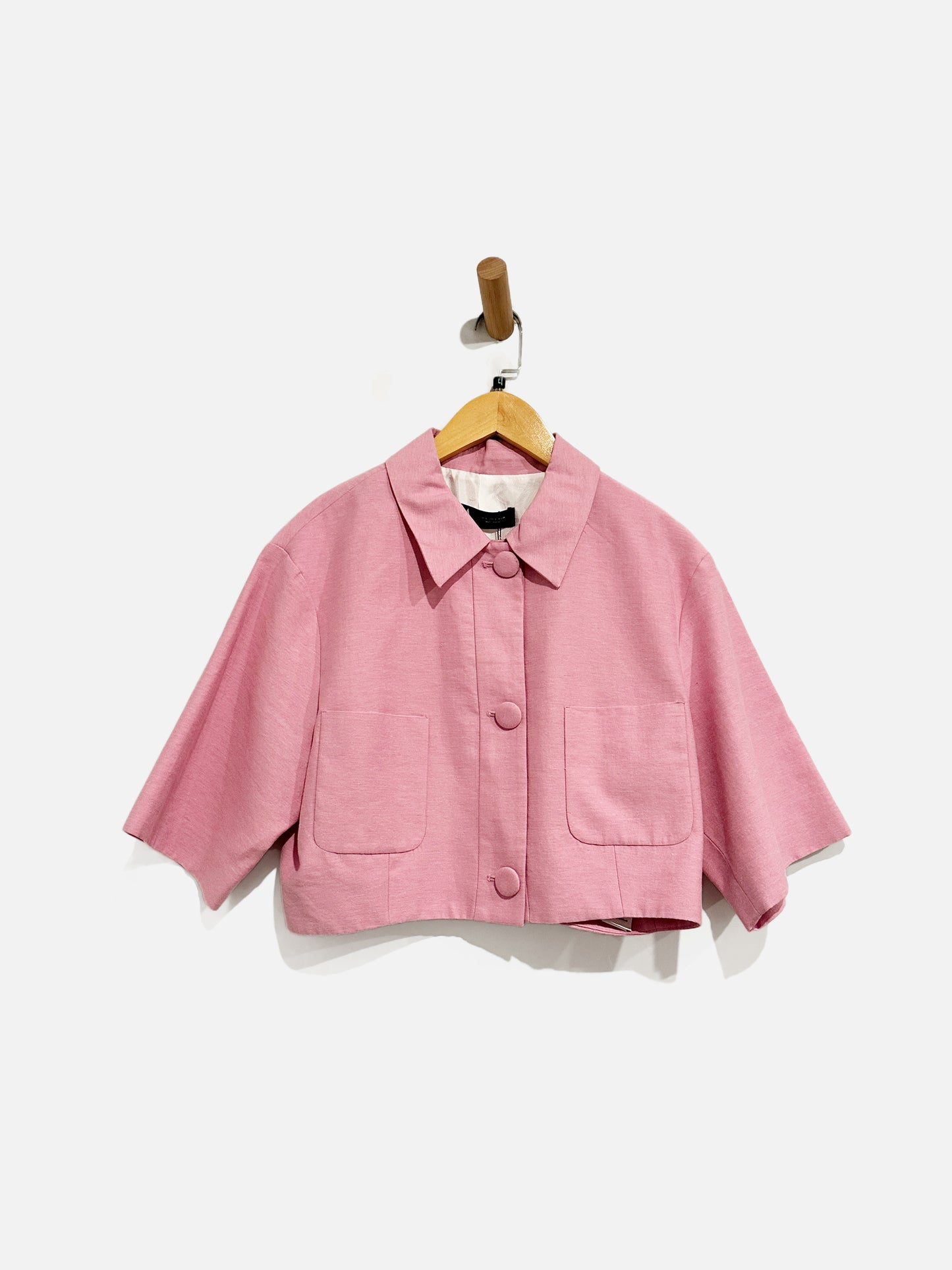 Zara Pink Button Down Blazer - Large