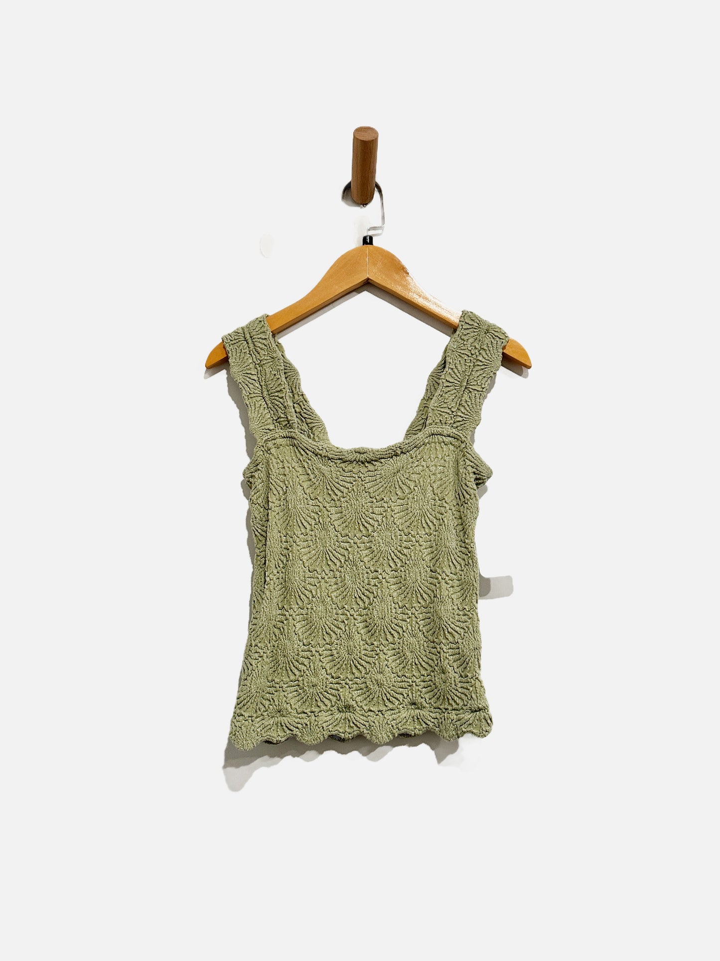 Free People Movement Green Love Letter Tank - XS/S