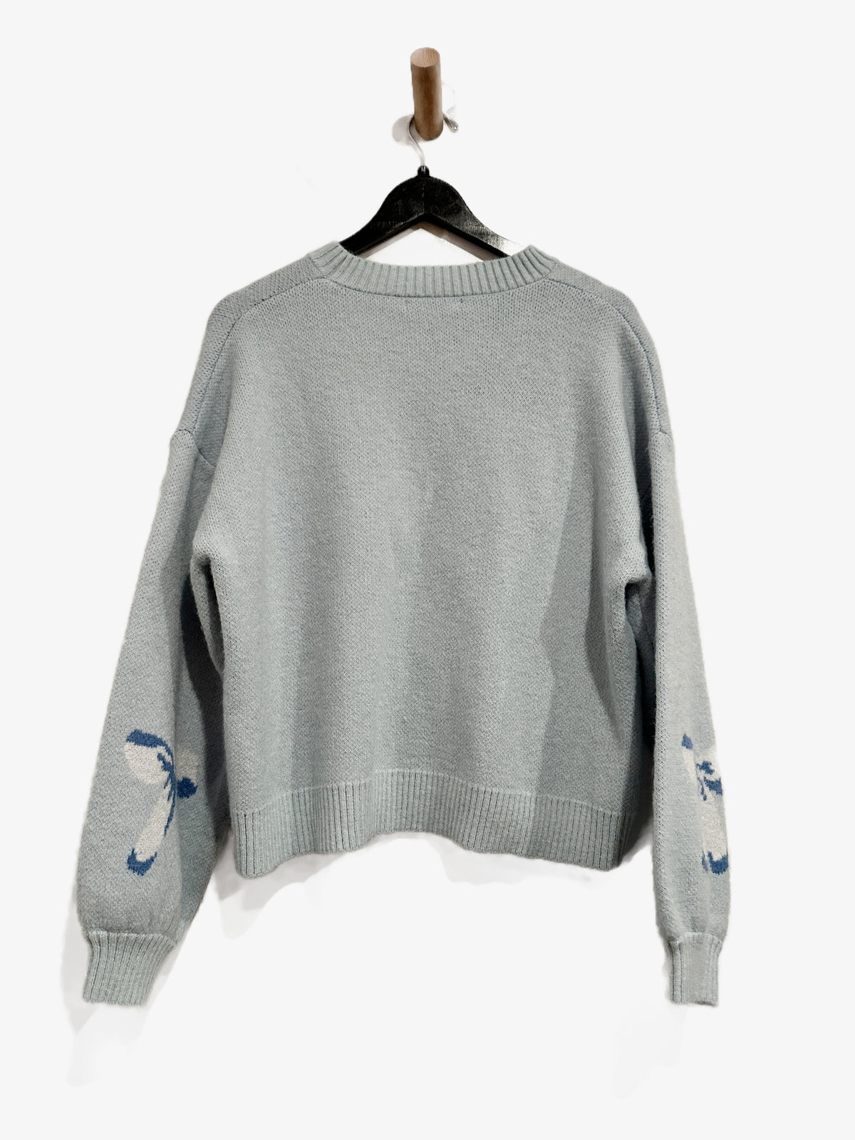 Ibsorge Blue Bow Sweater - Medium