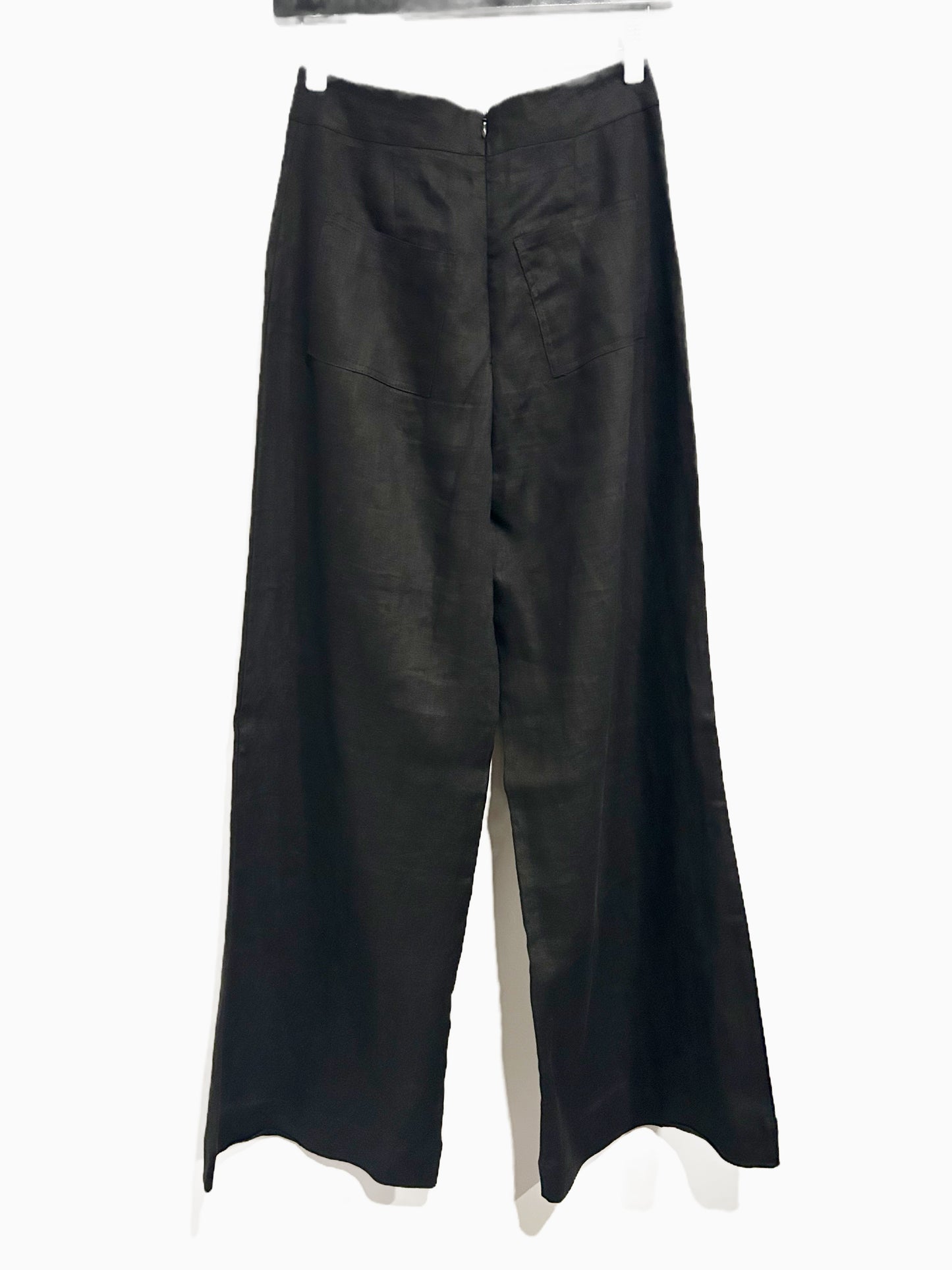 Petal + Pup Black Linen Pant Set - 4