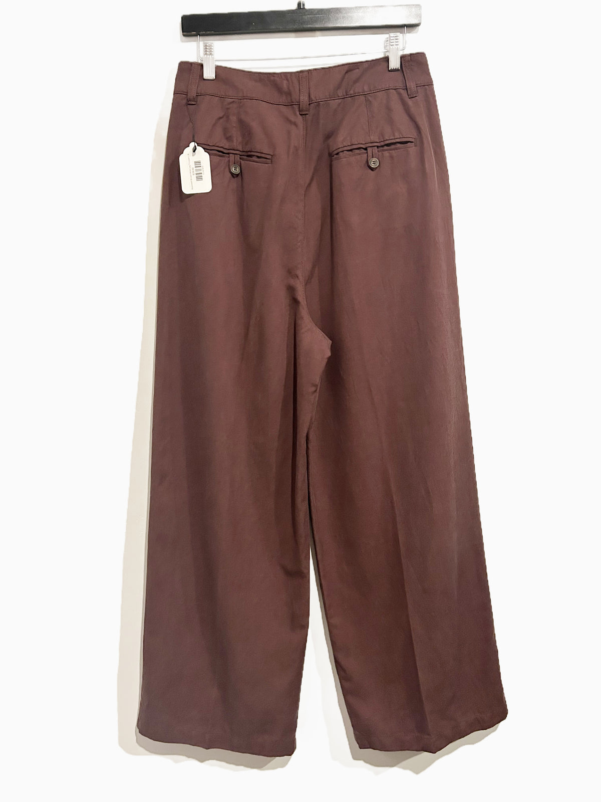 Madewell The Harlow Wide-Leg Pant in Chocolate Raisin - 8