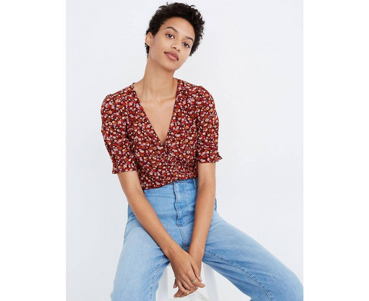 Madewell Floral Button Blouse - 2