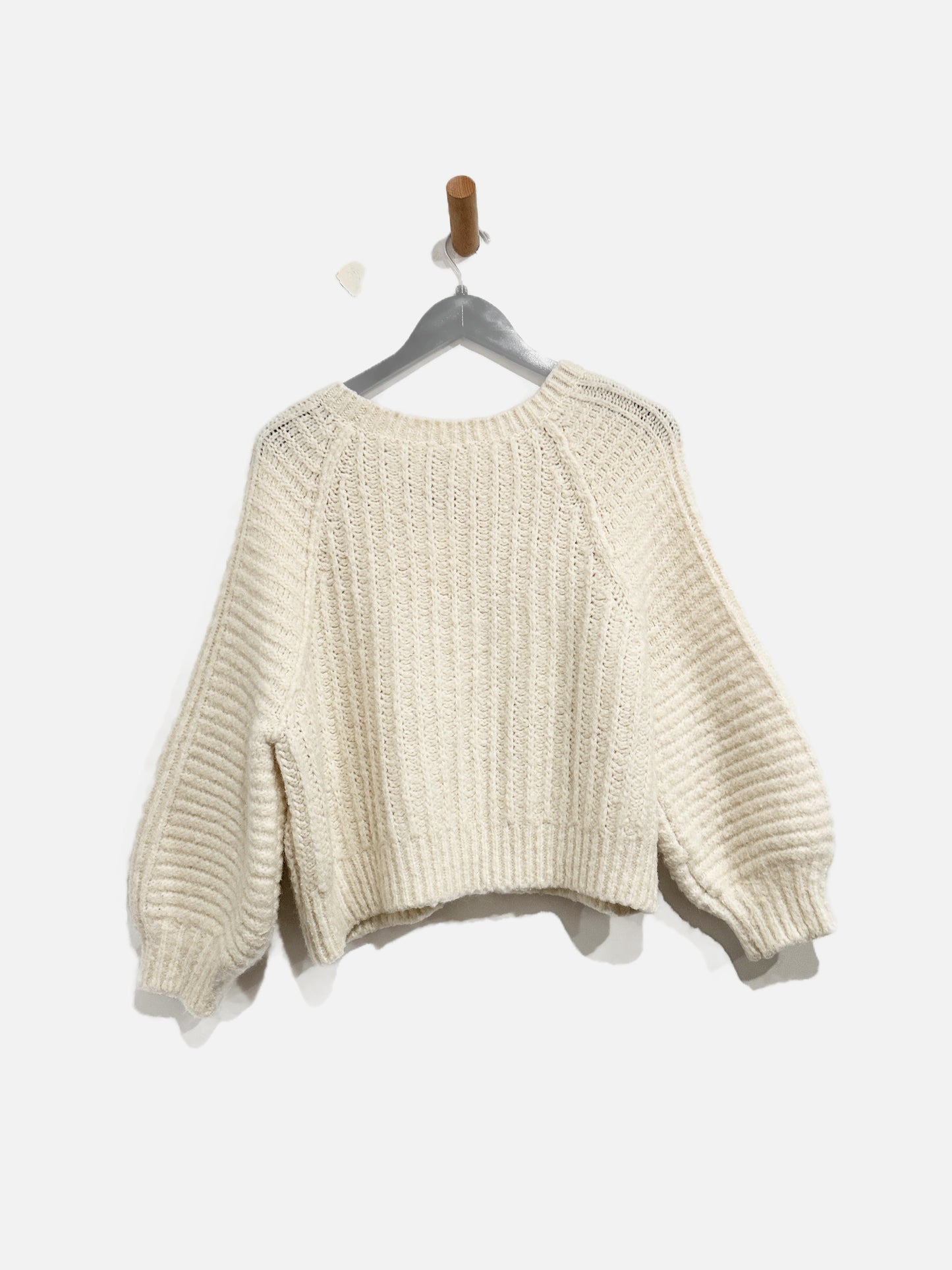 Free People Carter Pullover in White - Small