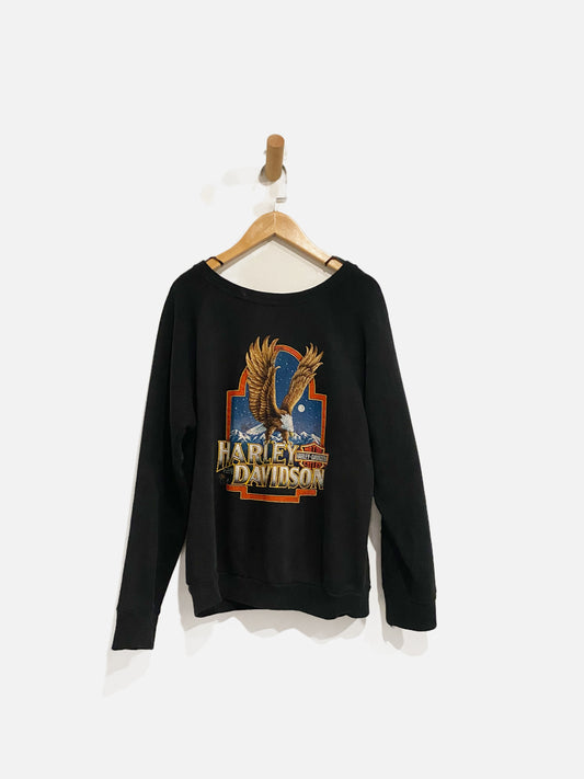 Harley Davidson Vintage Black Pullover - Small