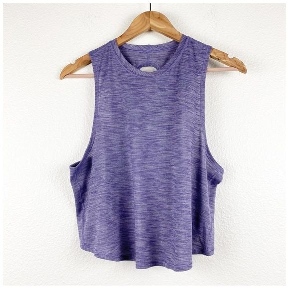 Lululemon Fast As Light Muscle Tank Heathered Viola Size Small