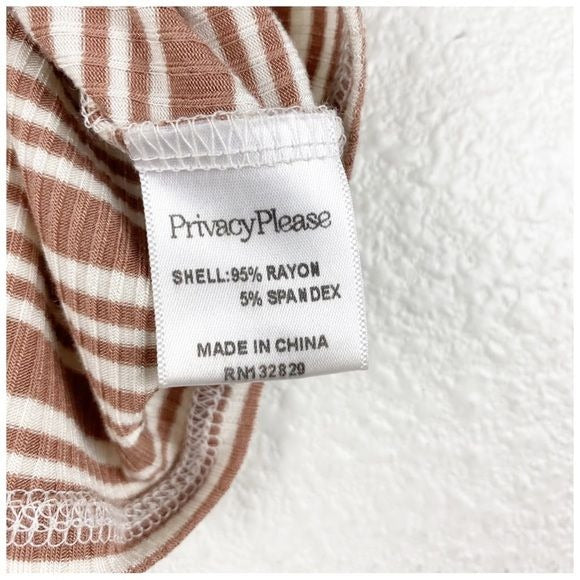Privacy Please Orion Tank in Camel Size Small