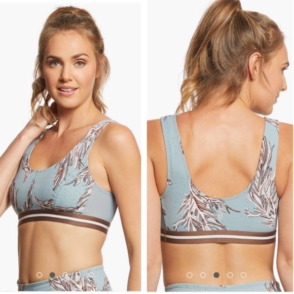NWT Free People Serene Printed Sports Bra Size XS