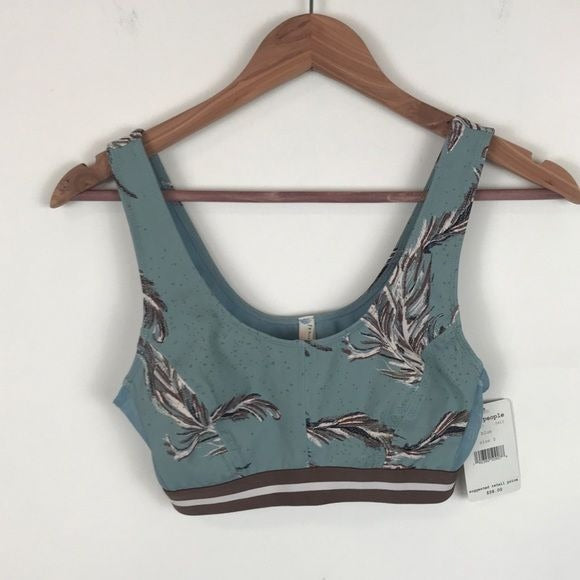 NWT Free People Serene Printed Sports Bra Size XS