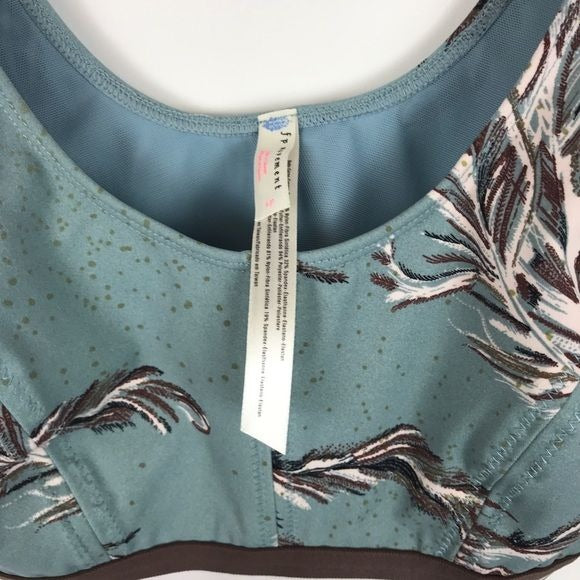 NWT Free People Serene Printed Sports Bra Size XS