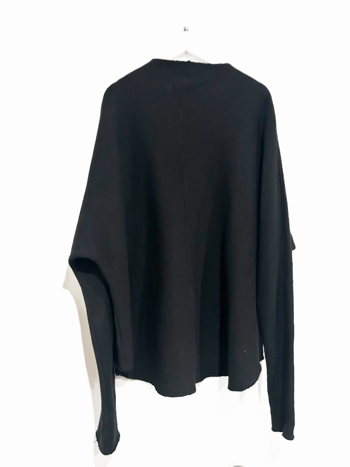 Perfect White Tee NWT Morrison Mock Neck Fleece in True Black - Small
