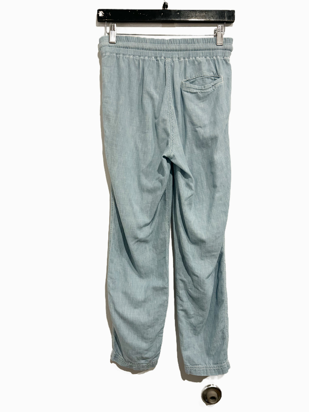 Faherty Arlie Tie Waist Day Pant in Faded Blue - XS