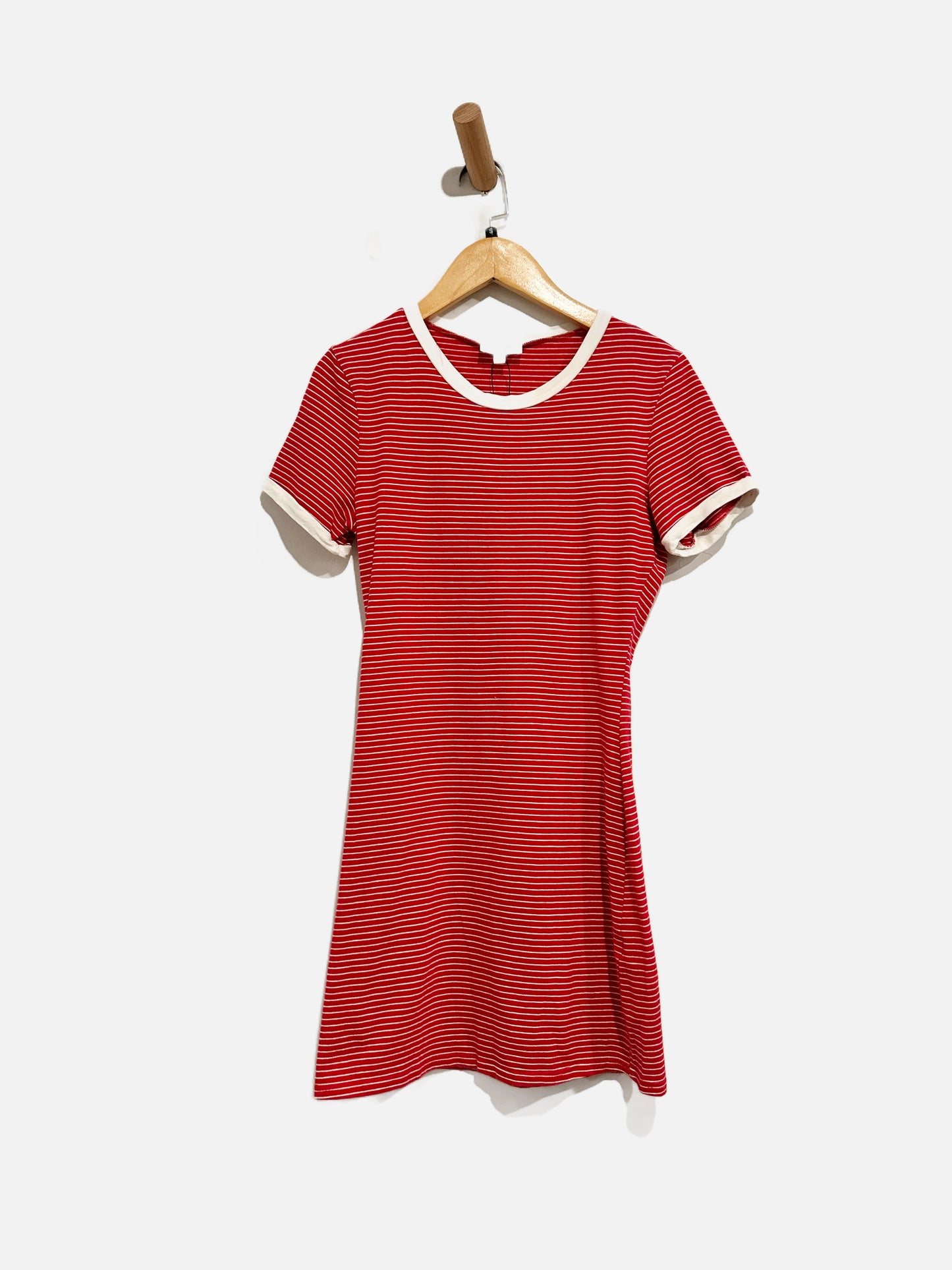 Superdown Red Stripe T Shirt Dress - Small