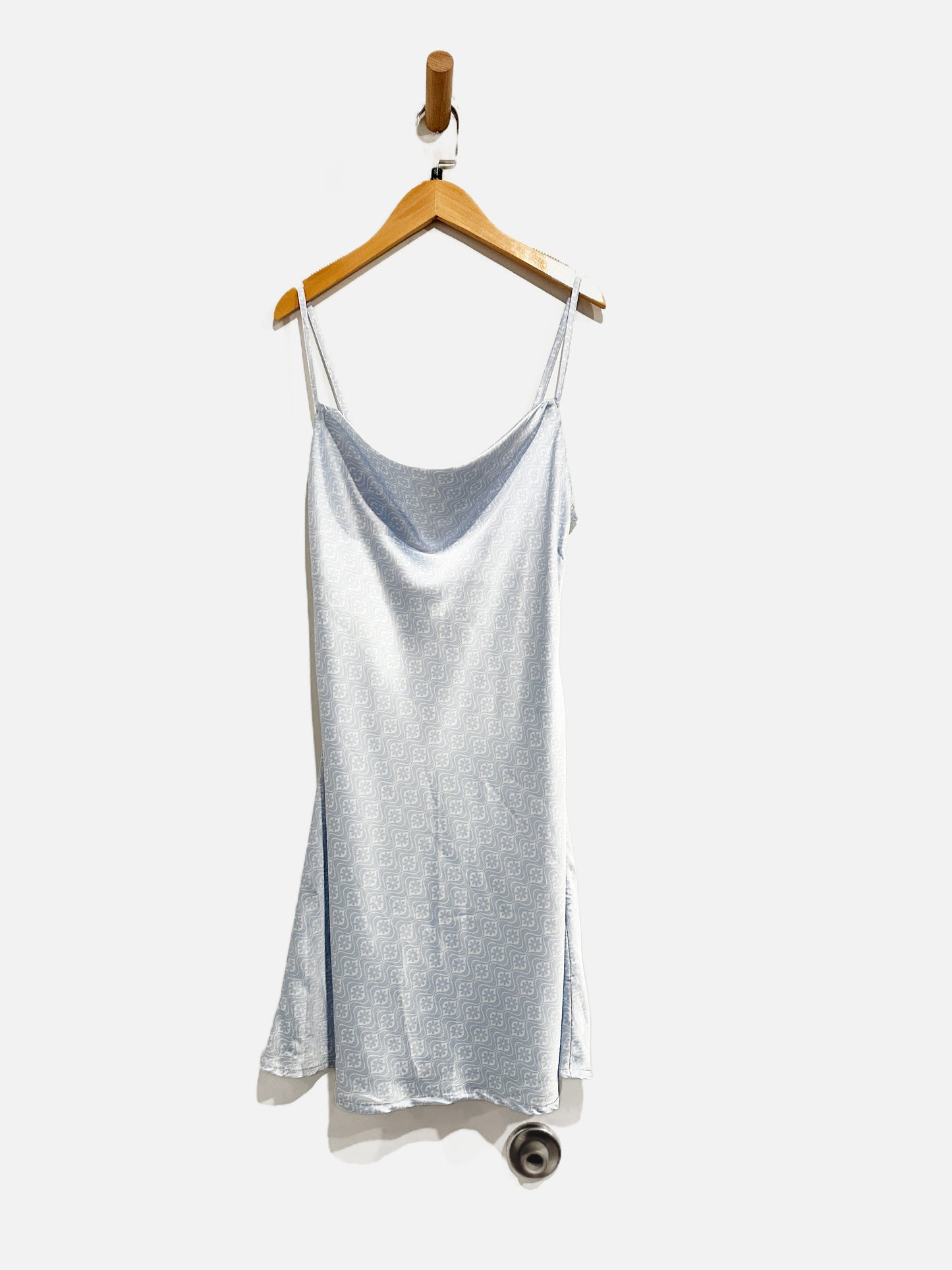 Hollister Blue and White Floral Mini Dress - Small